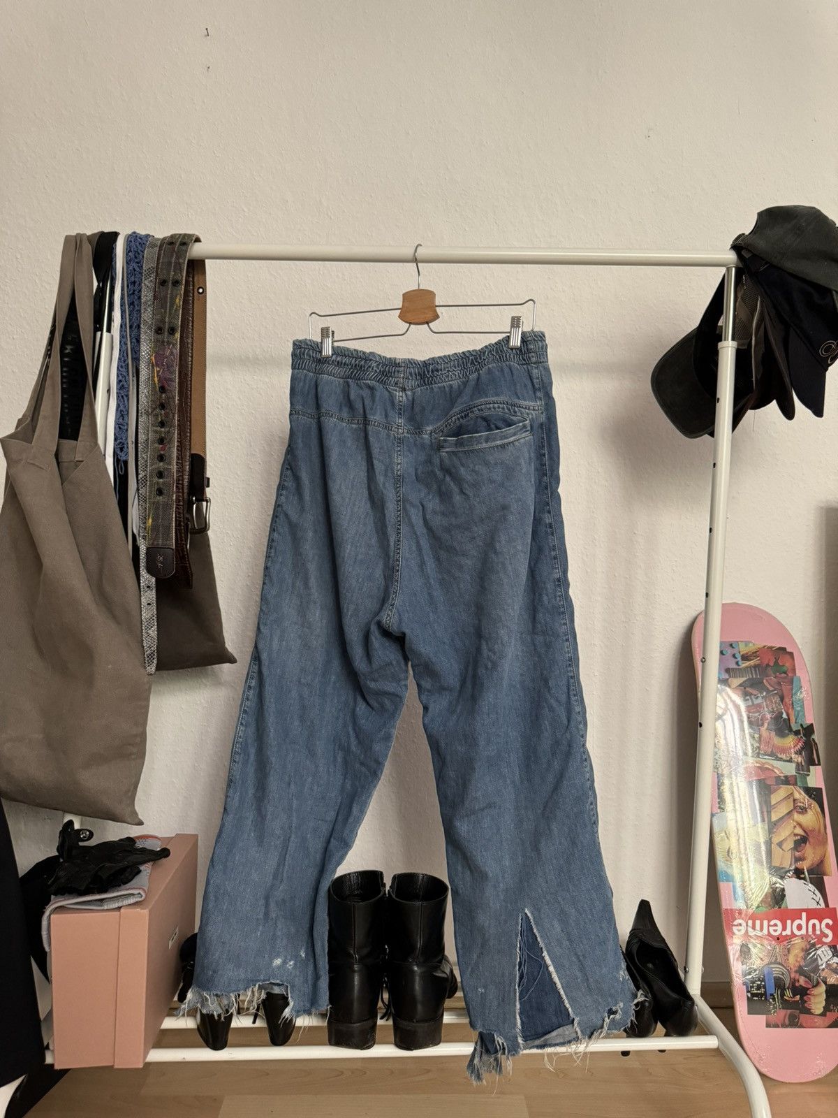 Diesel Diesel Soft Denim Distressed Jeans in Blue Size US 32 / EU 48 - 3 Thumbnail