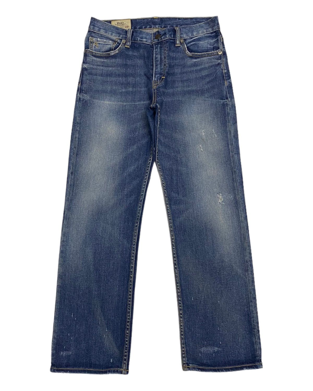 Polo Ralph Lauren POLO RALPH LAUREN DISTRESSED SLIM FIT DENIM JEANS Size US 28 / EU 44 - 3 Thumbnail