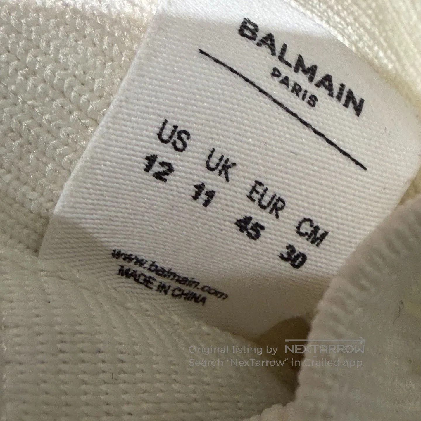 Balmain Balmain White Mid-Calf Casual Shoes. Size US 11 / EU 44 - 7 Thumbnail