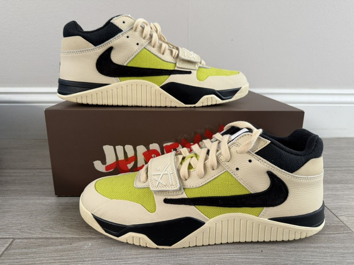 Jordan Brand × Travis Scott Travis Scott Jordan Jumpman Jack Bright Cactus Black Sz 12 Size US 12 / EU 45 - 1 Thumbnail