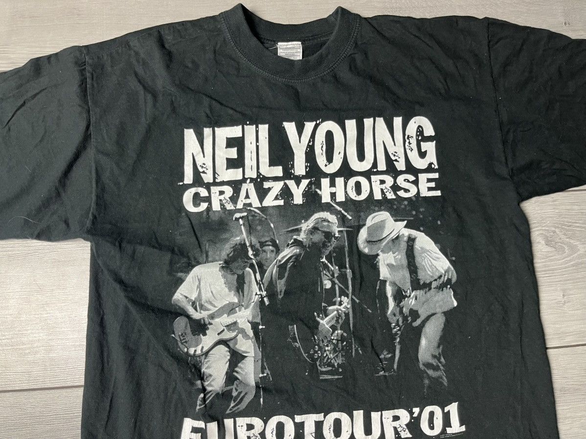 Band Tees Vintage Neil Young Band Shirt Large Tour Concert Bob Dylan Size US L / EU 52-54 / 3 - 3 Thumbnail
