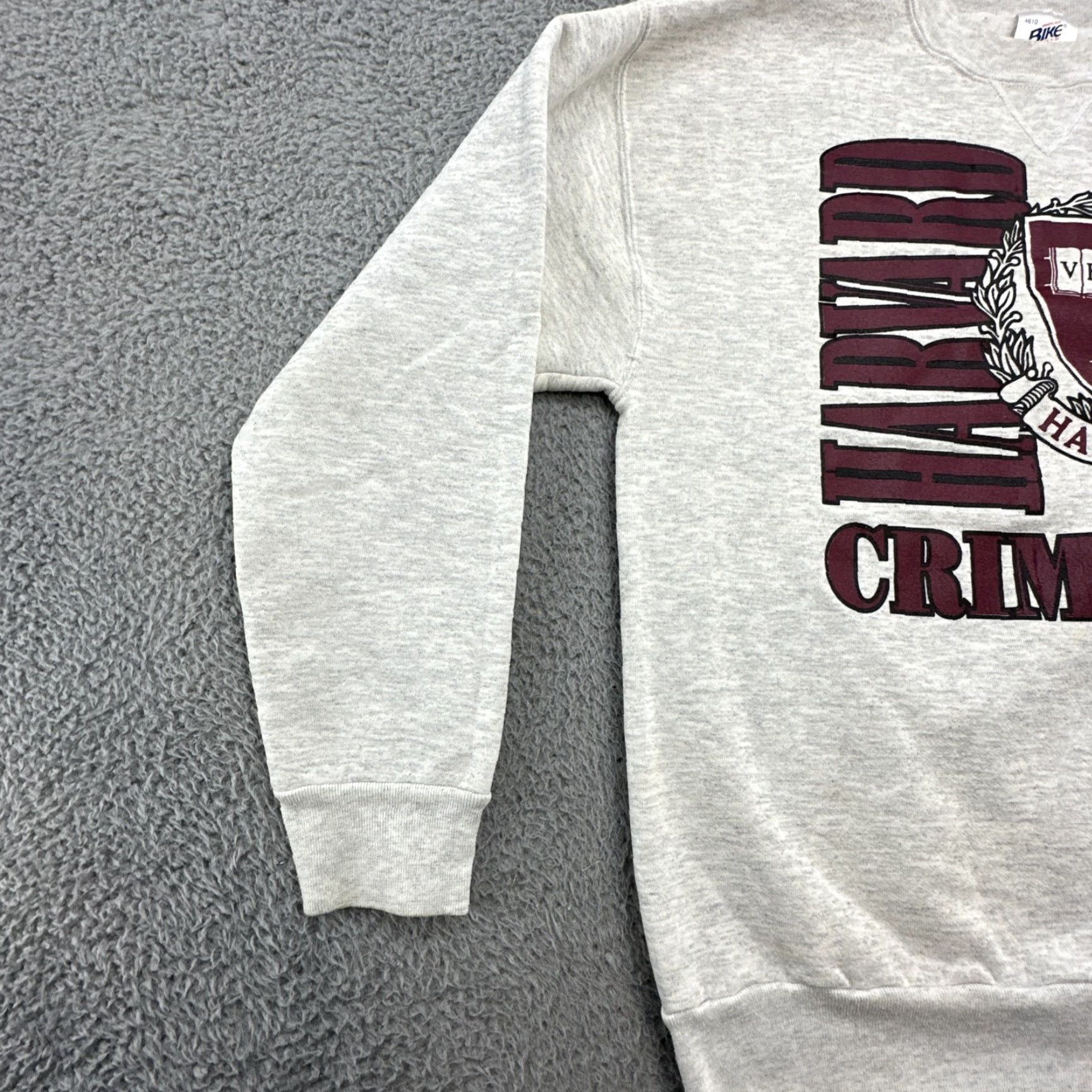 Lee VINTAGE Harvard Crimson University Sweatshirt XL Ivy League NCAA USA BIKE Size US XL / EU 56 / 4 - 4 Thumbnail