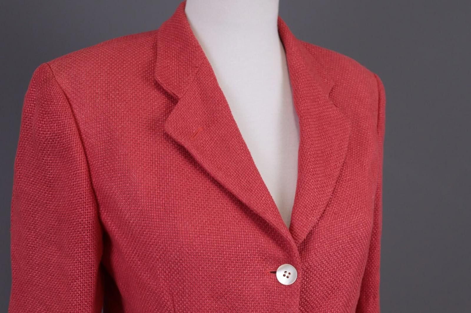 Isaia Isaia Fred G Red 3 Button Wool Knit Coat Jacket Size 42 Size M / US 6-8 / IT 42-44 - 10 Thumbnail