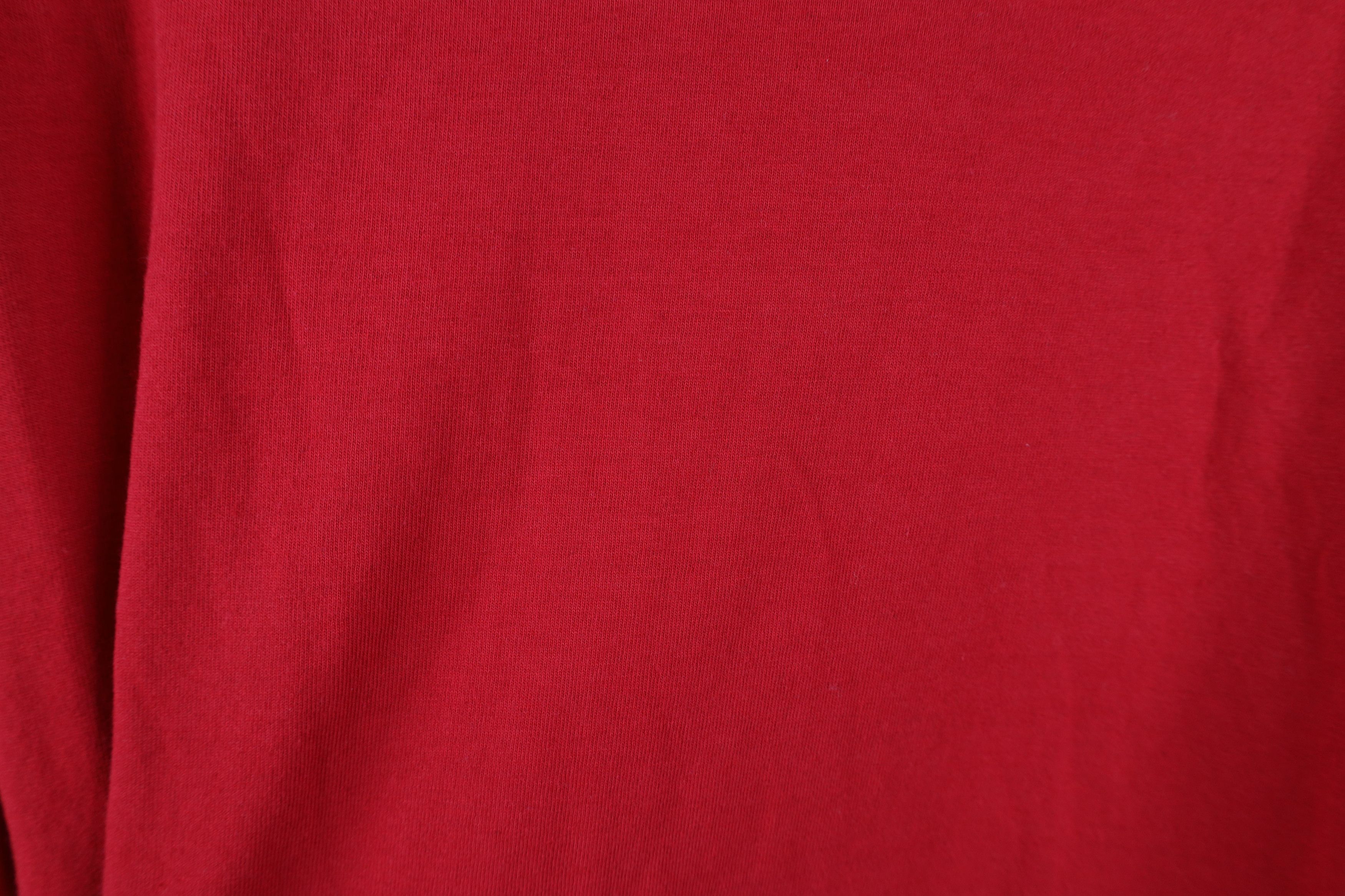Russell Athletic Vintage 90s Russell Athletic Long Sleeve T-Shirt Cotton Red Size US L / EU 52-54 / 3 - 5 Thumbnail