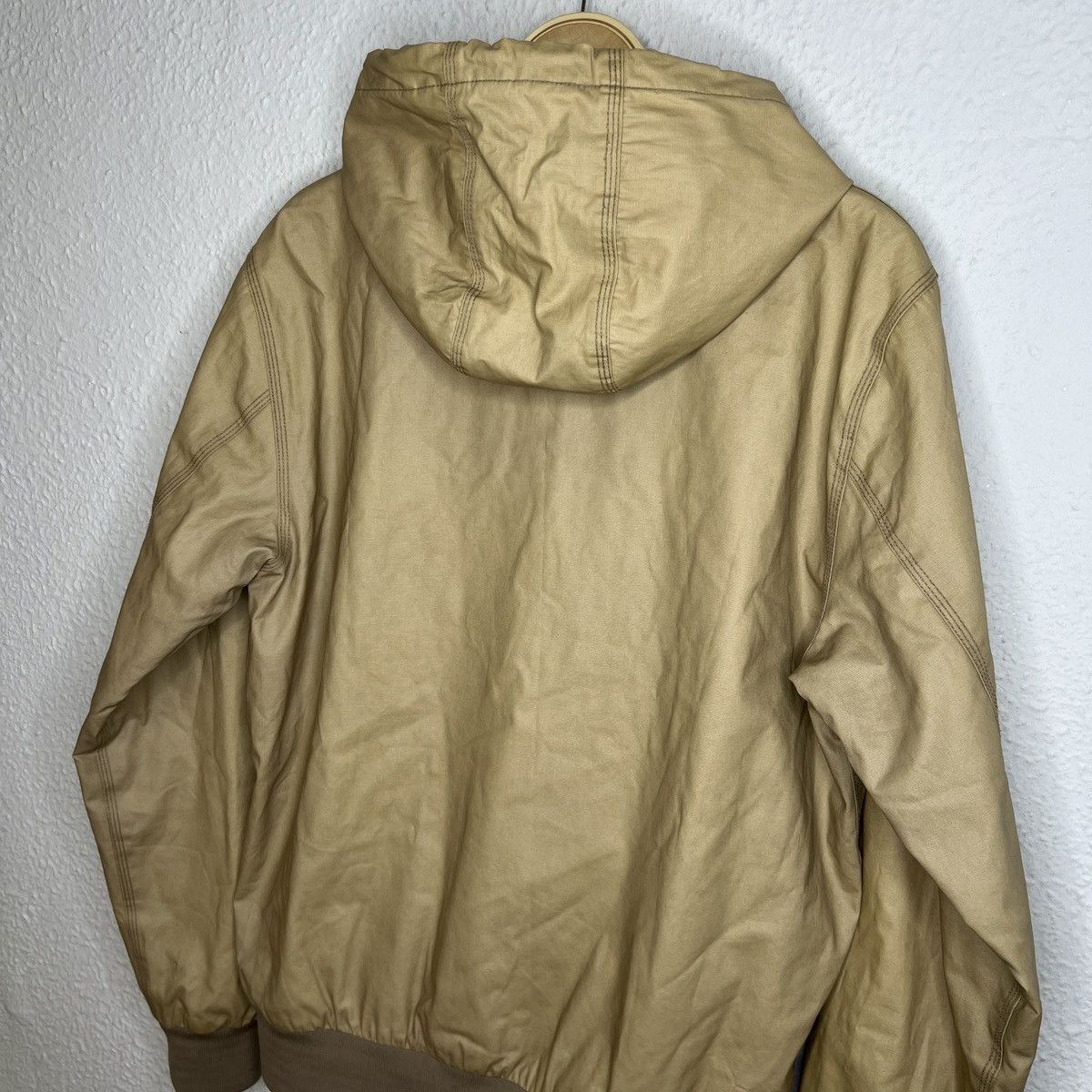 Carhartt Vintage Carhartt WiP Active Denim Waxed Jacket Checkered Size US M / EU 48-50 / 2 - 9 Thumbnail