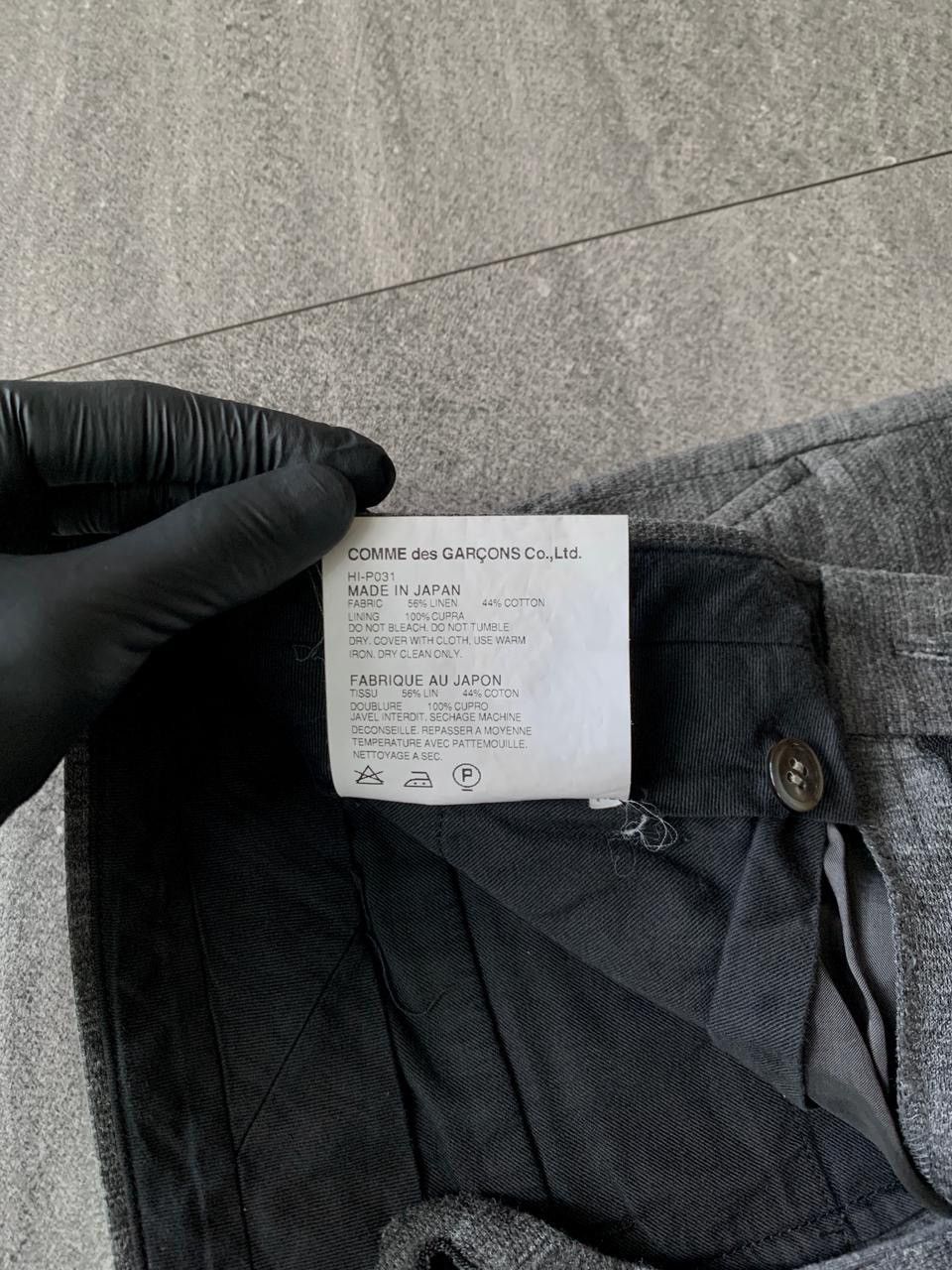Comme des Garcons Homme FREE TAX! Linen Blend Trousers Size US 31 - 8 Thumbnail