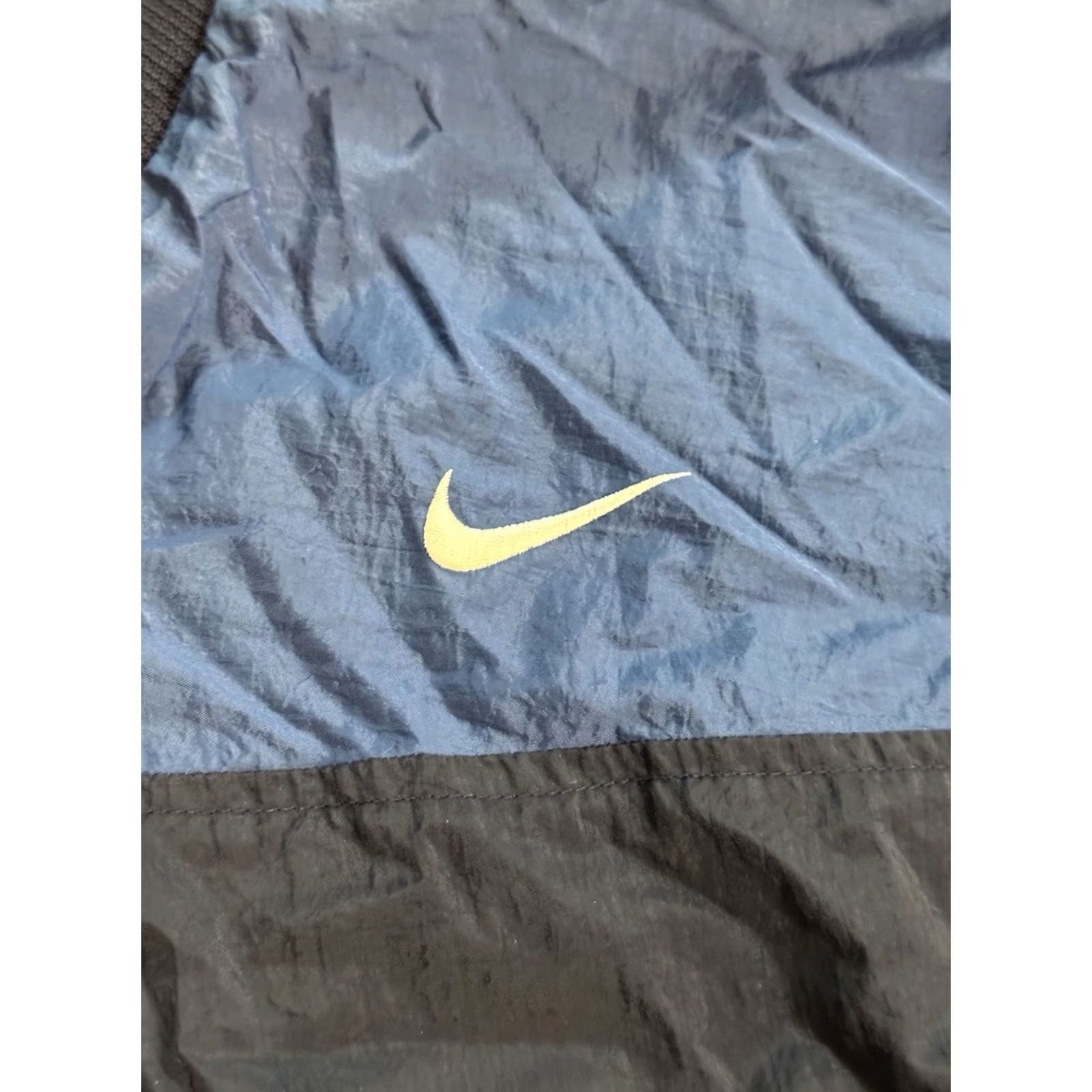 Nike VINTAGE Nike Jacket Windbreaker 1/4 Zip Pullover Reversible Sz M Blue Yellow 90s Mens Size US M / EU 48-50 / 2 - 4 Thumbnail
