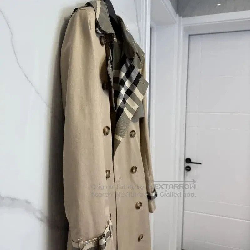 Burberry Burberry Khaki Cotton Print Long Coat for Men. Size US M / EU 48-50 / 2 - 3 Thumbnail