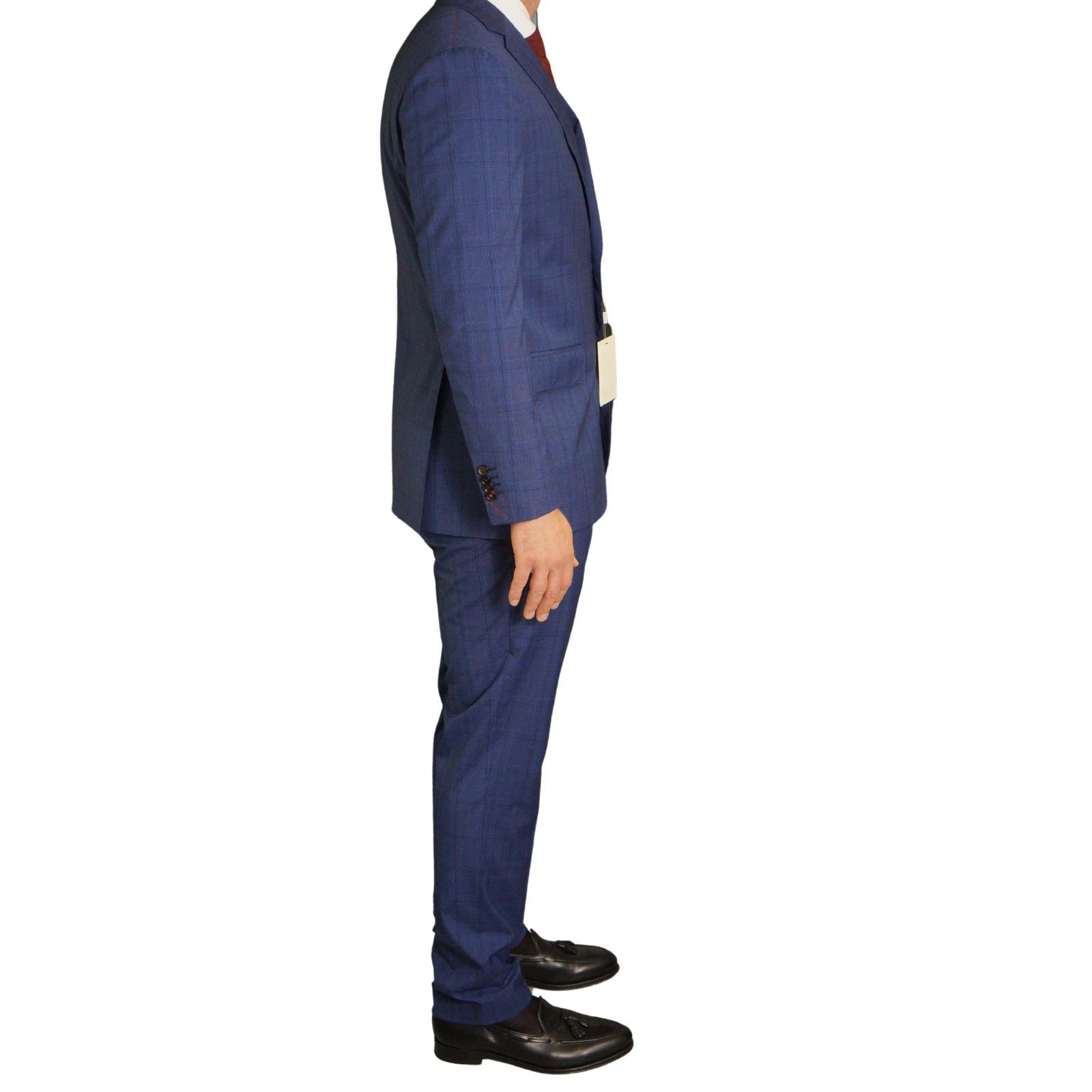 Suitsupply Men Suitsupply Suit Wool Sienna Wool S130 Carlo Barbera US42 Size 42R - 2 Thumbnail