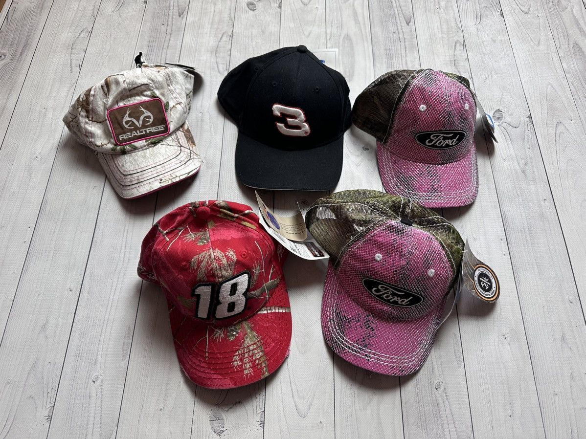 NASCAR × Vintage Vintage NASCAR Ford cap rare Y2K pink racing realtree Size ONE SIZE - 8 Thumbnail