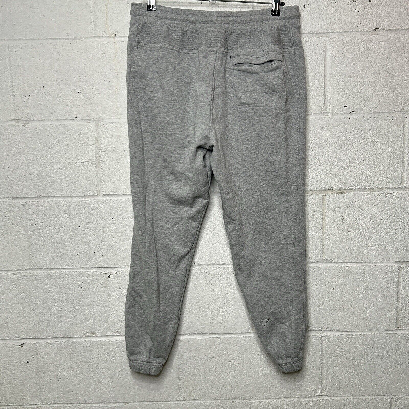 Gymshark Gymshark Fleece Joggers “Heather Grey” Size US 34 / EU 50 - 2 Thumbnail