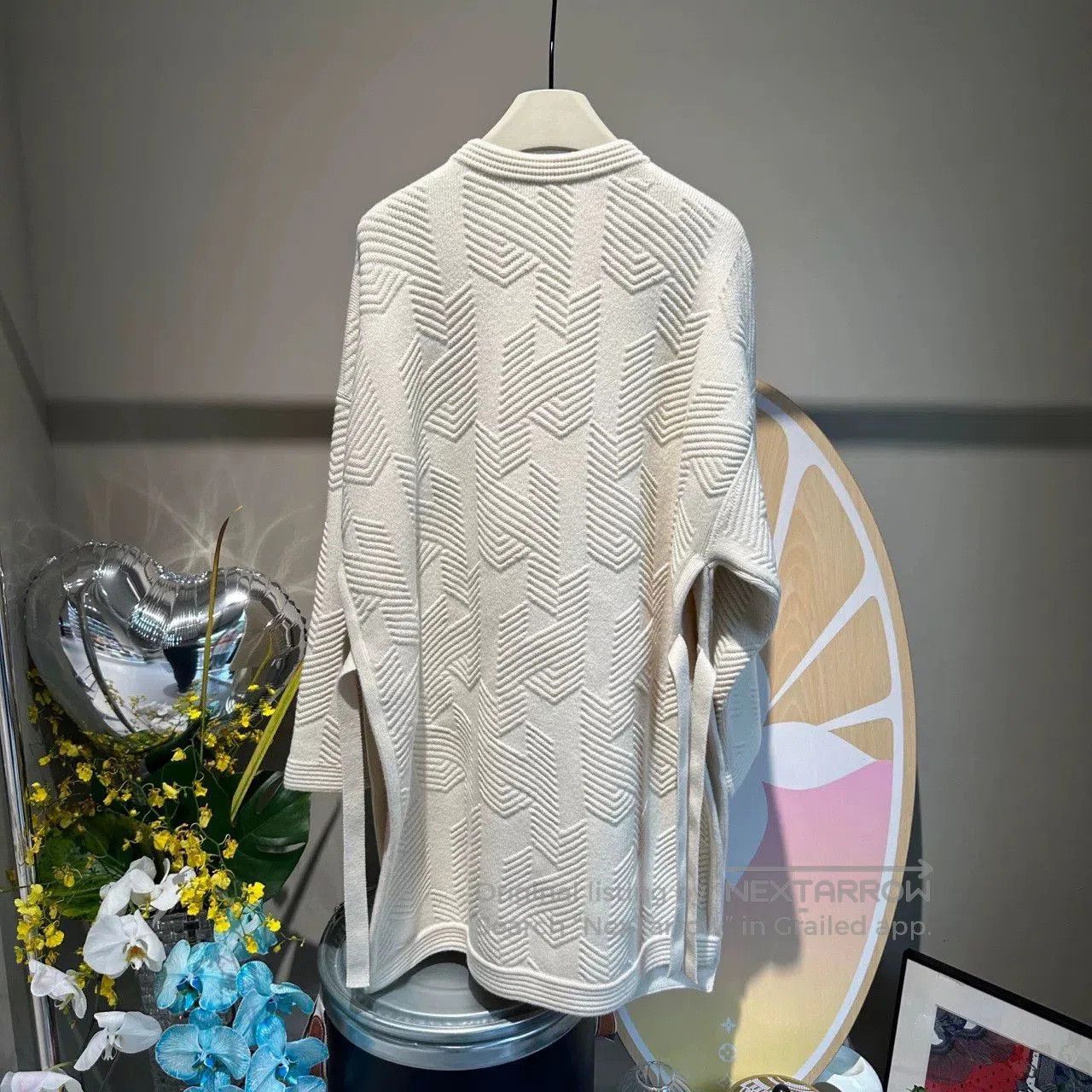 Hermes Hermes Off-White Wool Cloak Coat. Size US S / EU 44-46 / 1 - 2 Thumbnail