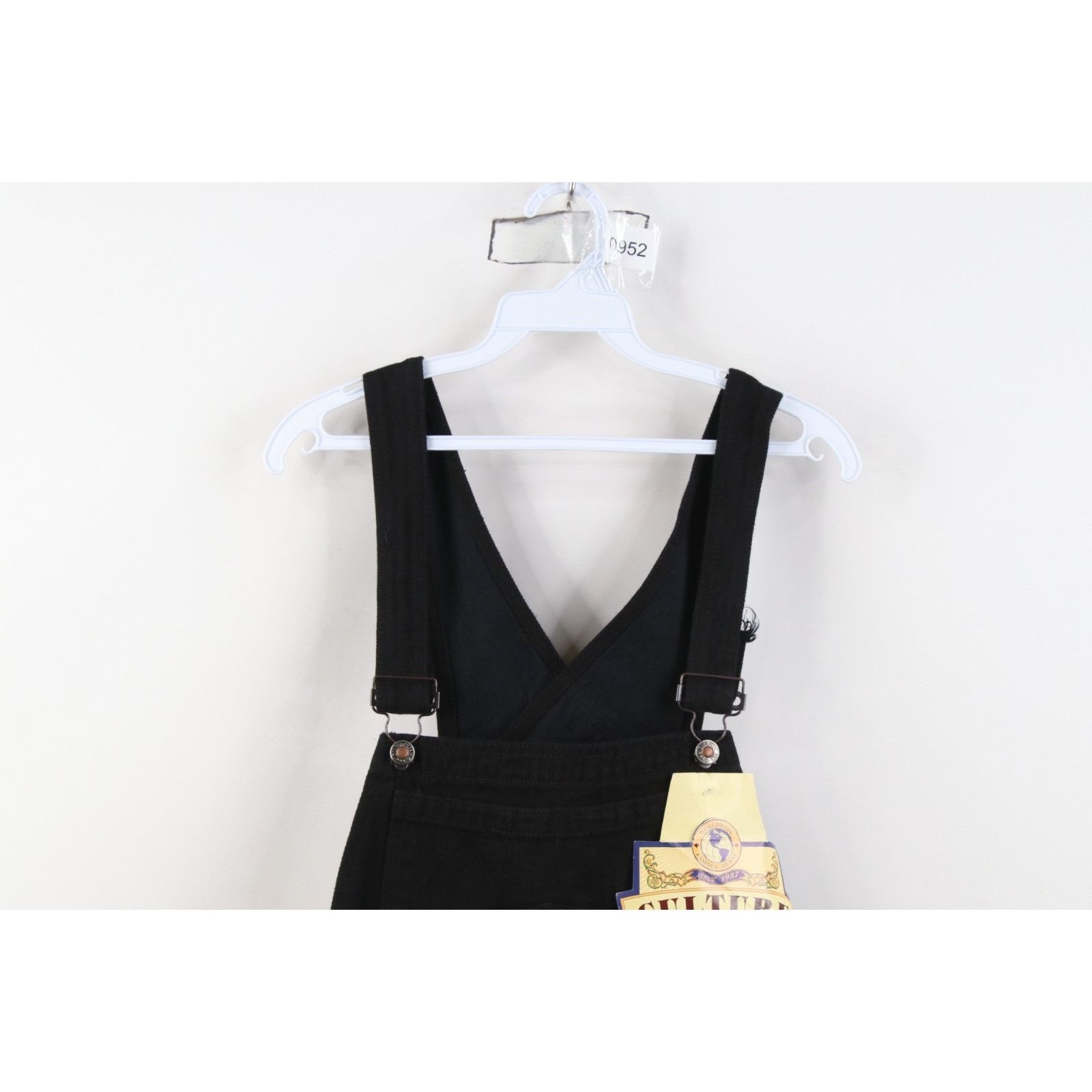 Vintage Deadstock Vintage 90s Streetwear Baggy Denim Shortalls Size 26" / US 2 / IT 38 - 2 Thumbnail