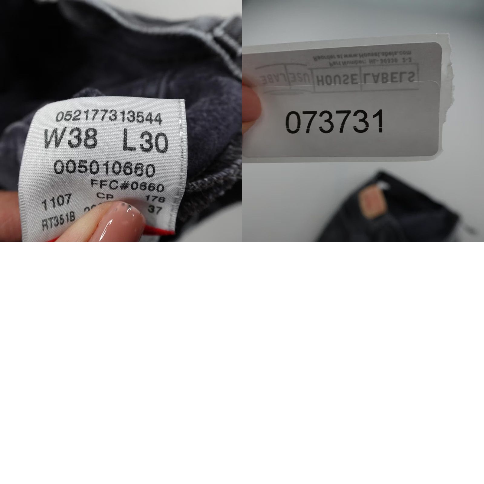 Levi's Vintage Levi'S Jeans Mens 38x30 Black Denim 501 Straight Leg Faded Button Fly Y K - Size US 38 / EU 54 - 10 Thumbnail