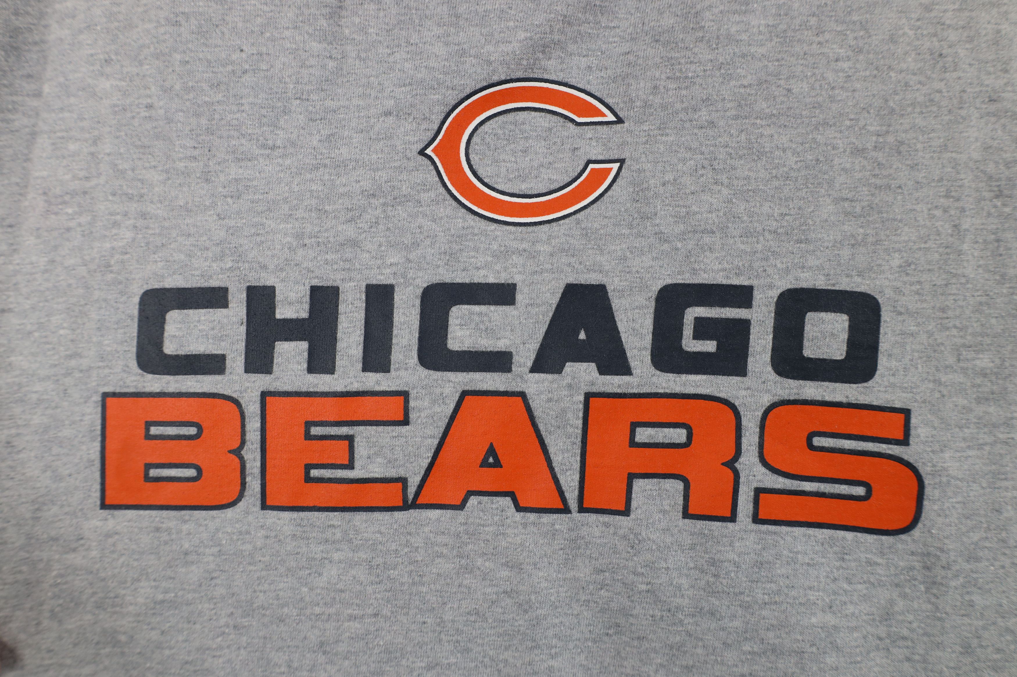 Reebok Vintage Reebok Chicago Bears Football Raglan T-Shirt Gray Size US L / EU 52-54 / 3 - 5 Thumbnail
