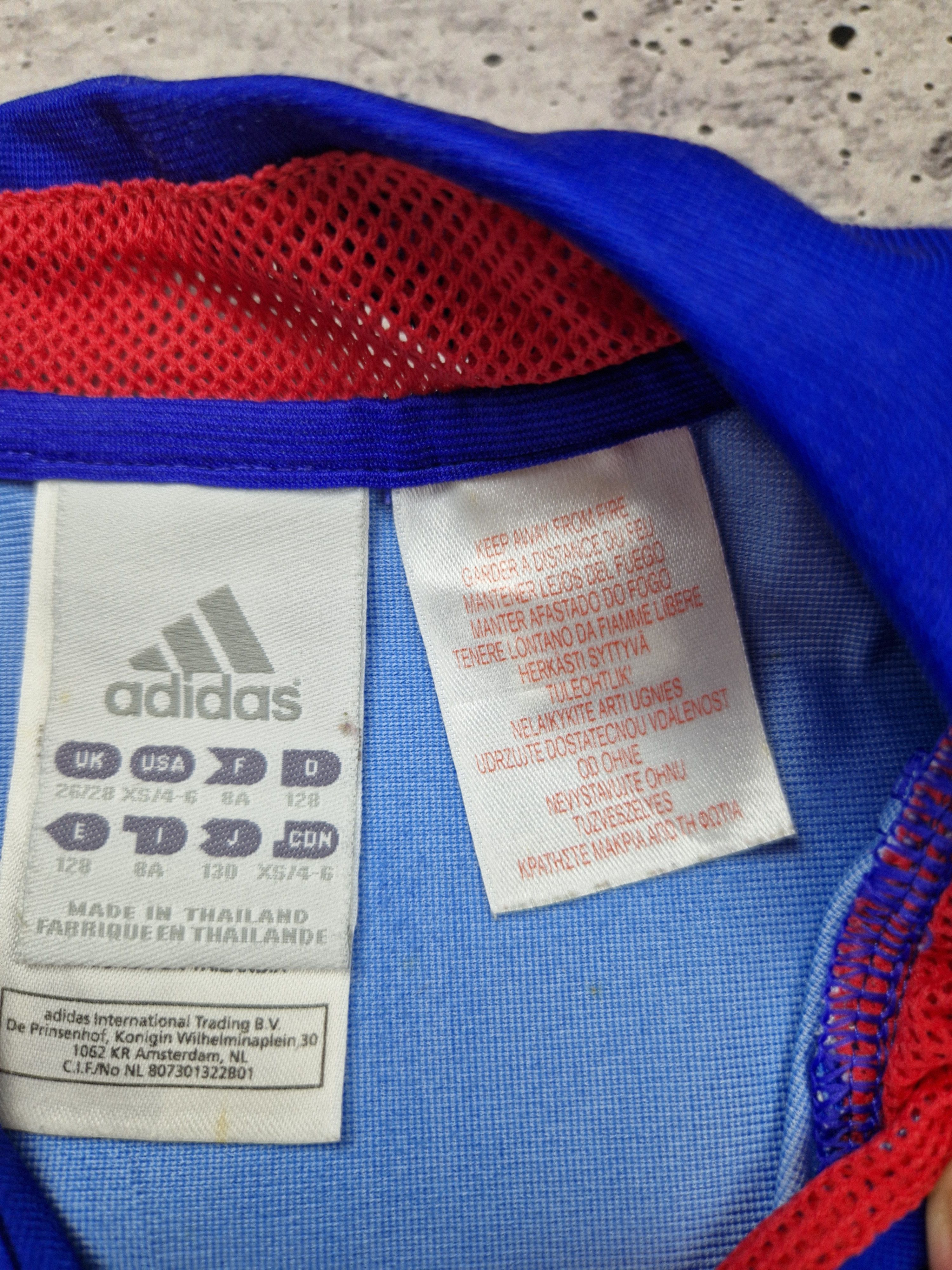 Adidas France 2002-04 Home Football Shirt Genuine Vintage Adidas Size US XS / EU 42 / 0 - 4 Thumbnail