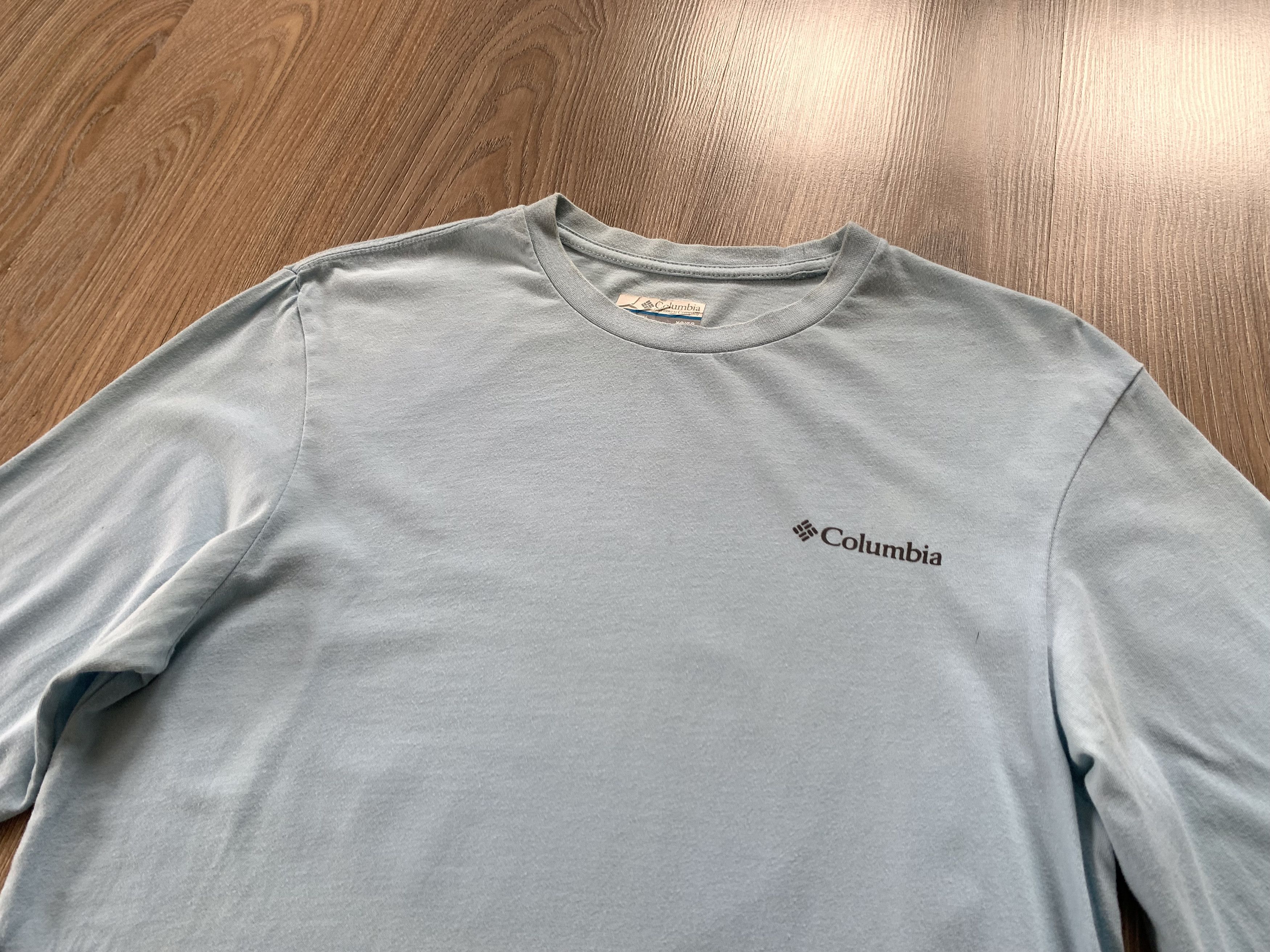Columbia Columbia Light Blue Graphic Long Sleeve T-Shirt Size US XS / EU 42 / 0 - 4 Thumbnail