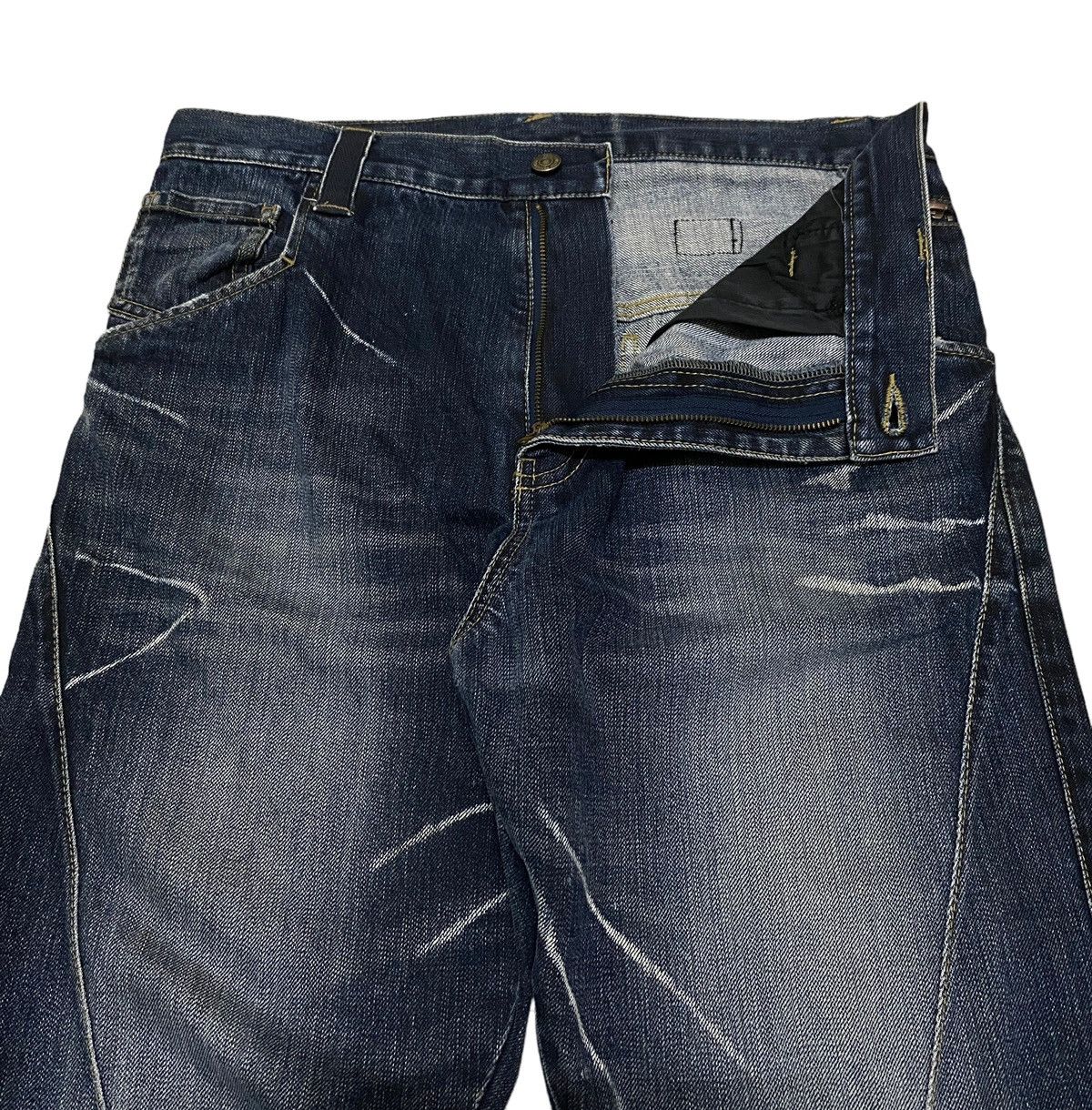 If Six Was Nine × PPFM Very Rare Design Vintage Brand PPFM Tactical Jeans 1990s Size US 34 / EU 50 - 6 Thumbnail