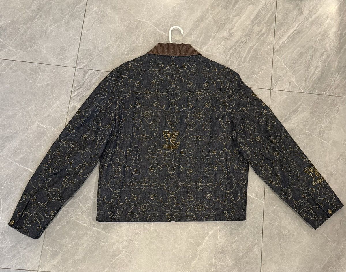 Louis Vuitton RARE FW24 LV ARABESQUE DENIM JACKET Size US L / EU 52-54 / 3 - 2 Thumbnail