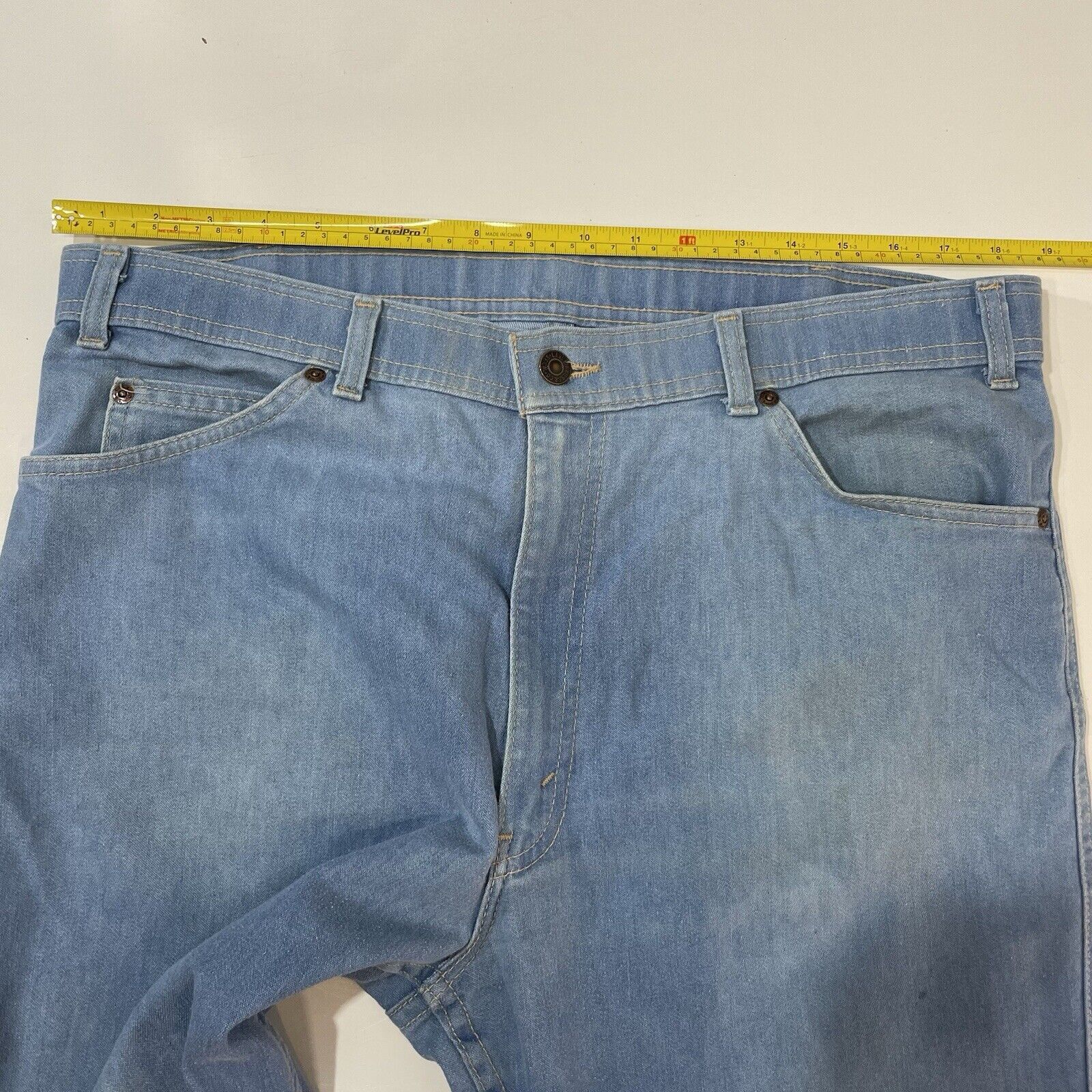 Levi's VTG Levi’s Action Jeans USA Regular Fit Denim Pants 38x29 Size US 38 / EU 54 - 5 Thumbnail