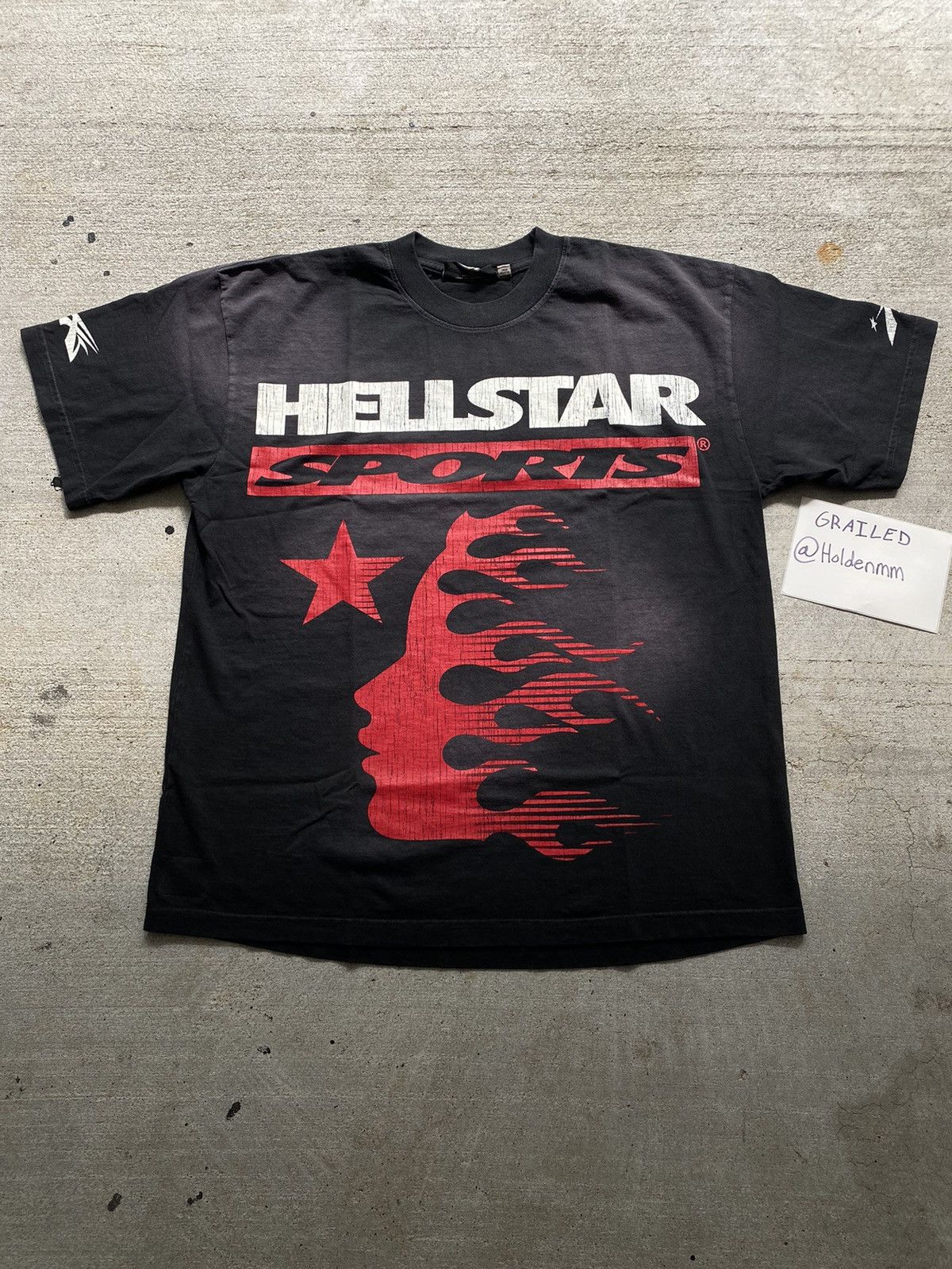 HELLSTAR XXLarge / XXL HELLSTAR SPORTS Family Black Red S/S T 