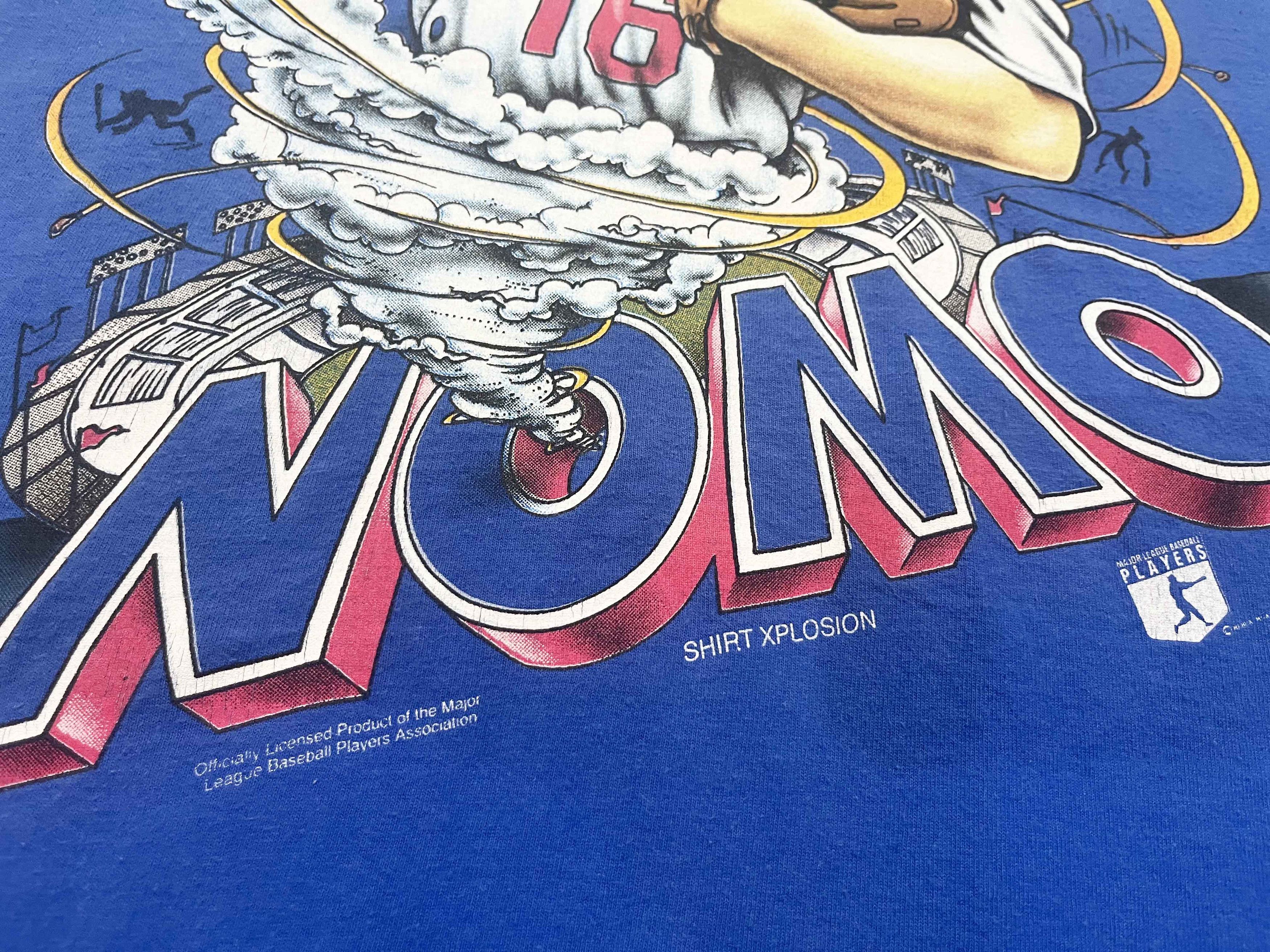 Fruit Of The Loom Vintage Shirt Xplosion MLB Nomo Los Angeles Dodgers T-Shirt Size US L / EU 52-54 / 3 - 4 Thumbnail