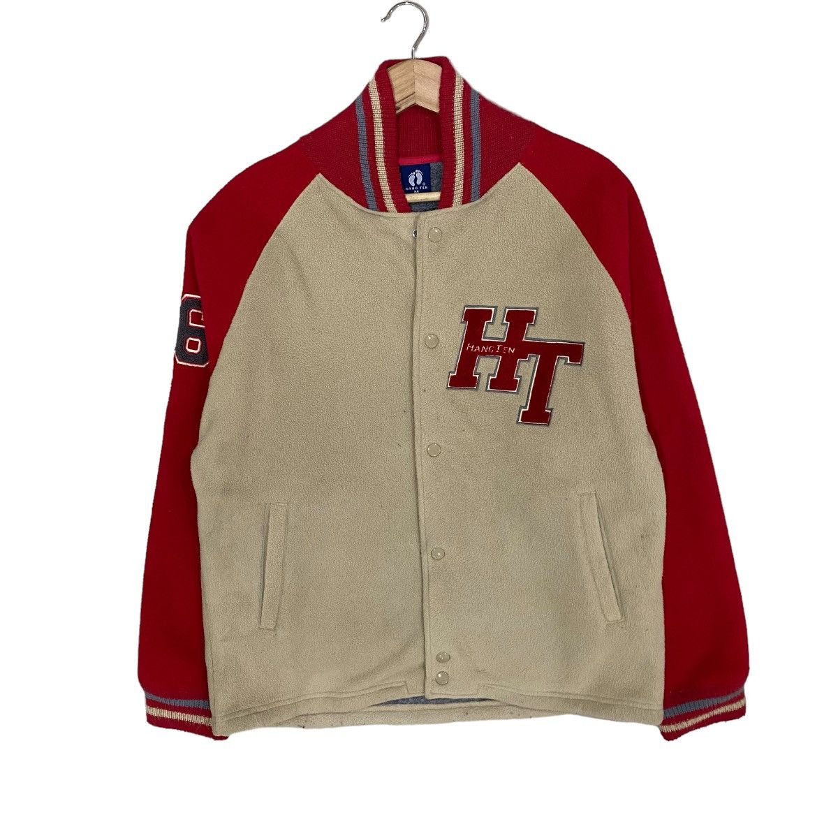 Hang Ten VINTAGE HANG TEN 56 SPELL OUT WOOL VARSITY Size US M / EU 48-50 / 2 - 3 Thumbnail