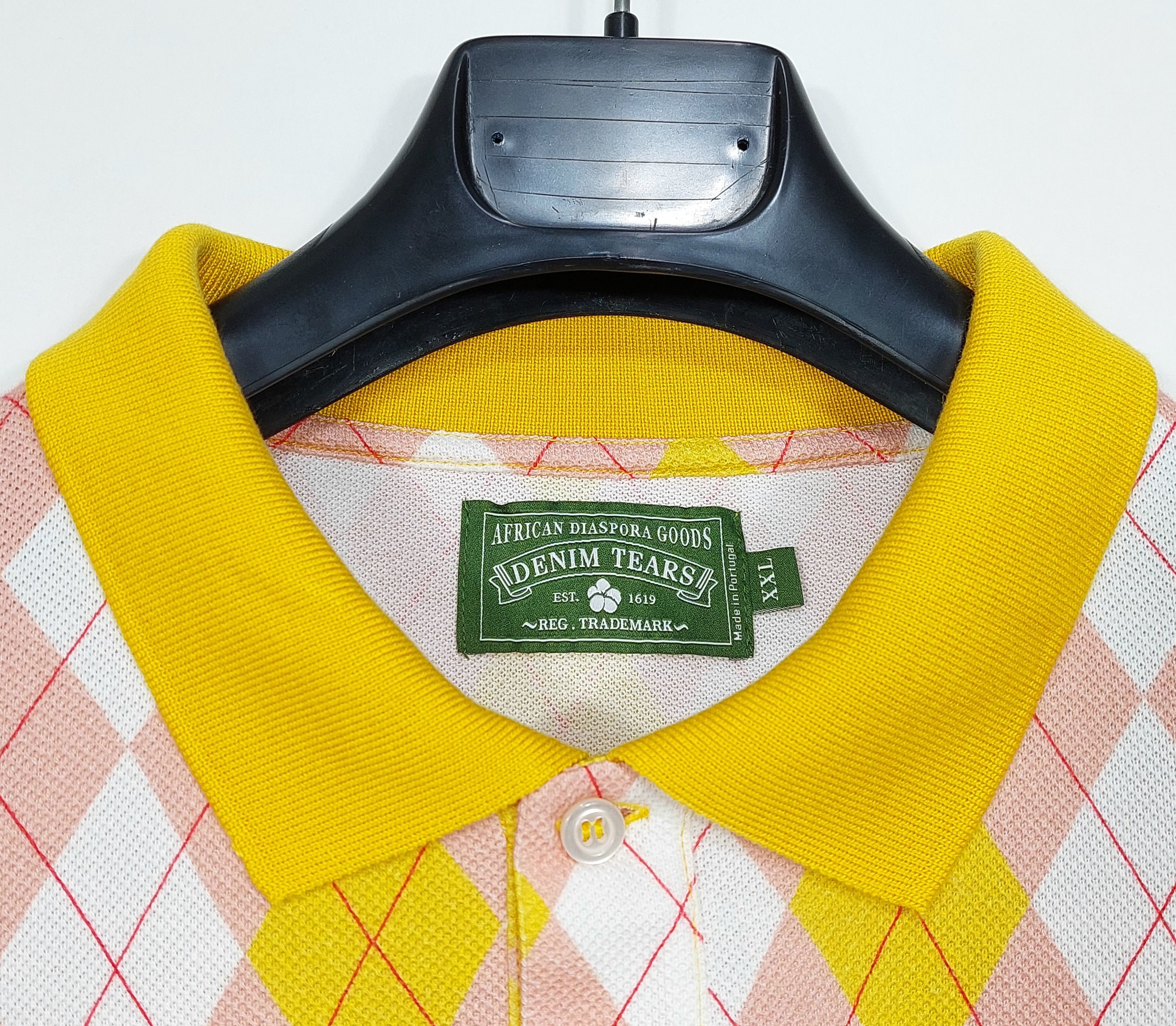 DENIM TEARS intarsia zebra crest polo shirt - multi XXL Size US XXL / EU 58 / 5 - 2 Thumbnail