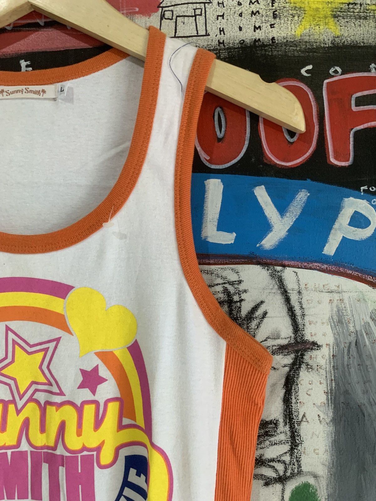 Japanese Brand Japanese Sunny Smith Poem Patch Surf Style Tanktop Tee Size US M / EU 48-50 / 2 - 3 Thumbnail