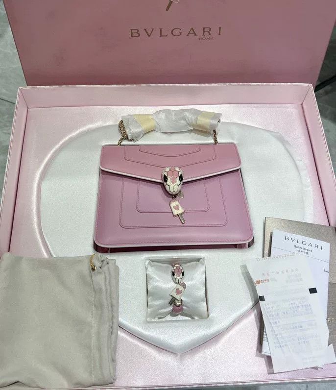 Bvlgari Bvlgari 2018 Valentine Limited Pink Accordion Bag Size ONE SIZE - 1 Thumbnail