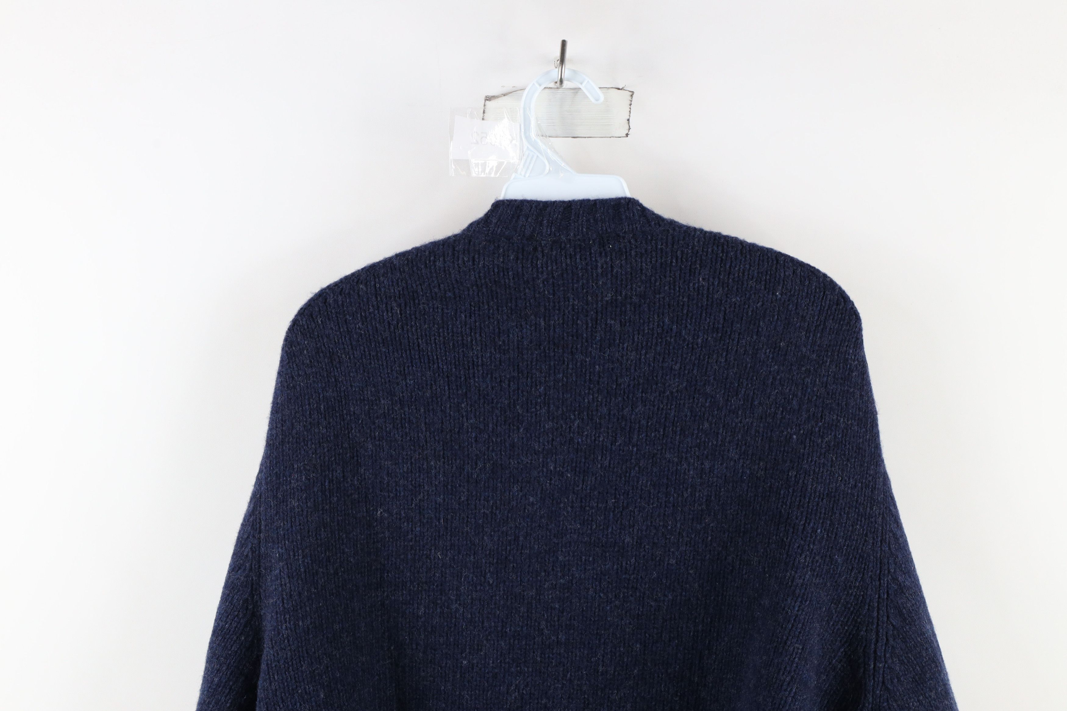 Vintage Vintage 90s Streetwear Chunky Ribbed Lambswool Knit Sweater Size US M / EU 48-50 / 2 - 8 Thumbnail