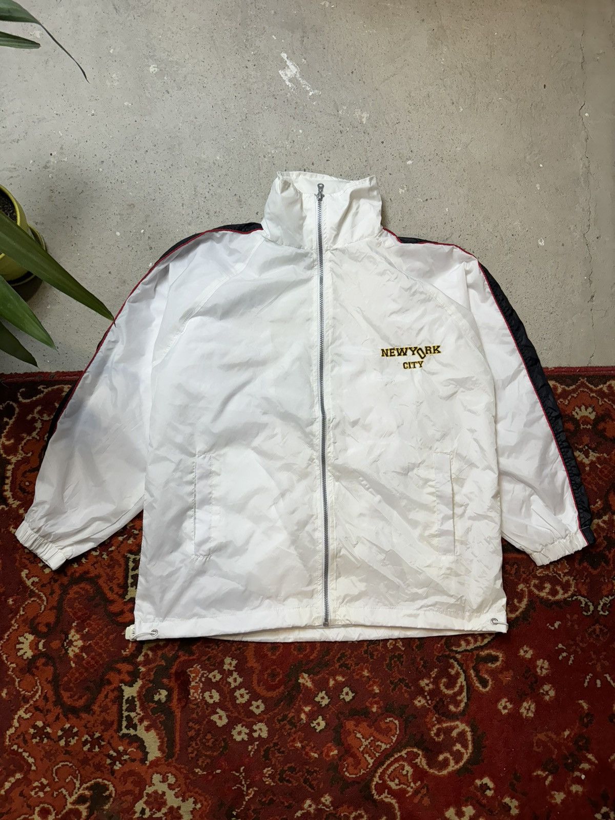 Rap Tees × Vintage Vintage Y2K New York City Rap Nylon Skater Baggy Jacket Size US L / EU 52-54 / 3 - 1 Thumbnail