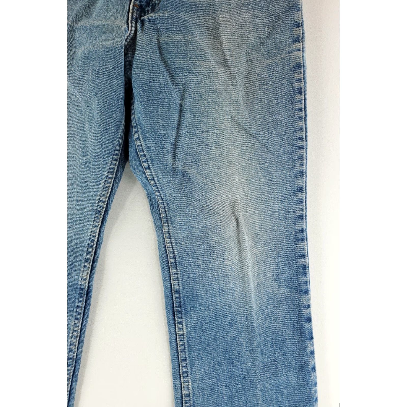 JCPenney JC Penney Plain Pockets VTG Blue Jeans Made USA Mens 33x31 Inseam 30 32 Blue Straight 32 Mens Blue Jeans VTG JC Penney Ballpark Size US 32 / EU 48 - 6 Thumbnail