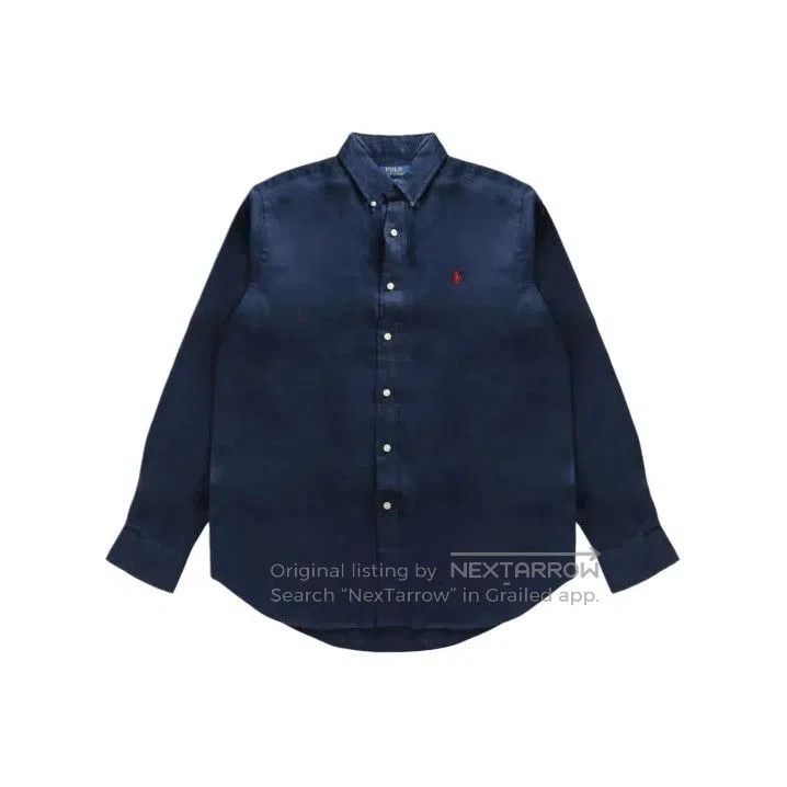 Polo Ralph Lauren Polo Ralph Lauren Logo Collar Button Long Sleeve Shirt. Size US L / EU 52-54 / 3 - 1 Thumbnail