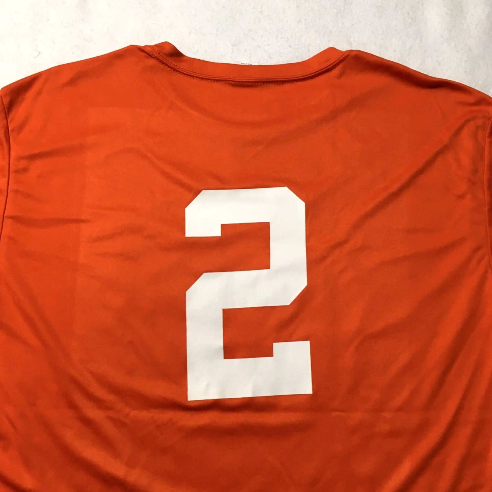 Vintage Sport-Tek T-Shirt Men’s Medium Dry Active Fit Orange Crew Neck BAWS Baseball #2 Size US M / EU 48-50 / 2 - 8 Thumbnail