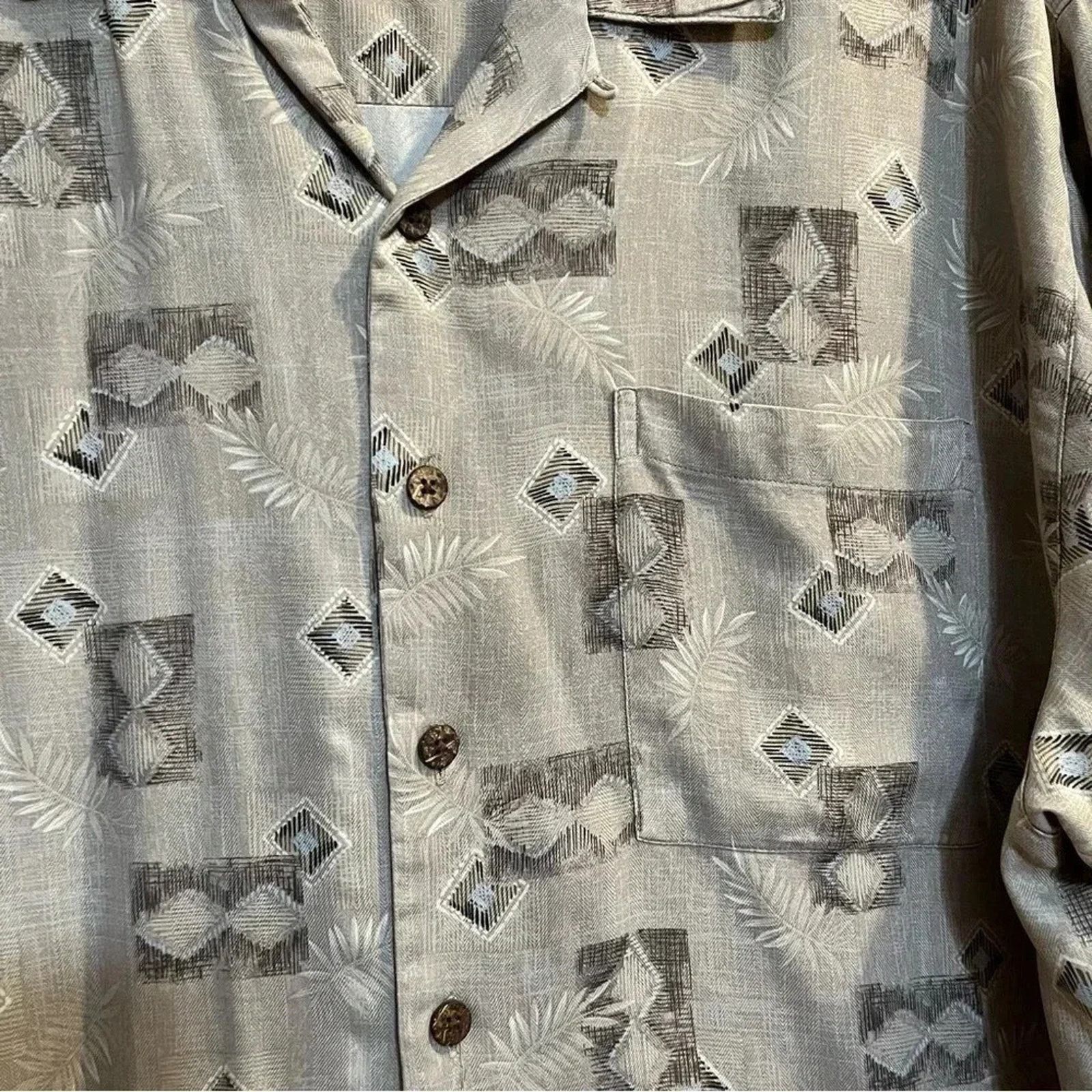 Joseph & Feiss Joseph & Feiss Hawaiian Short Sleeve Silk Shirt Size XXL Size US XXL / EU 58 / 5 - 2 Thumbnail