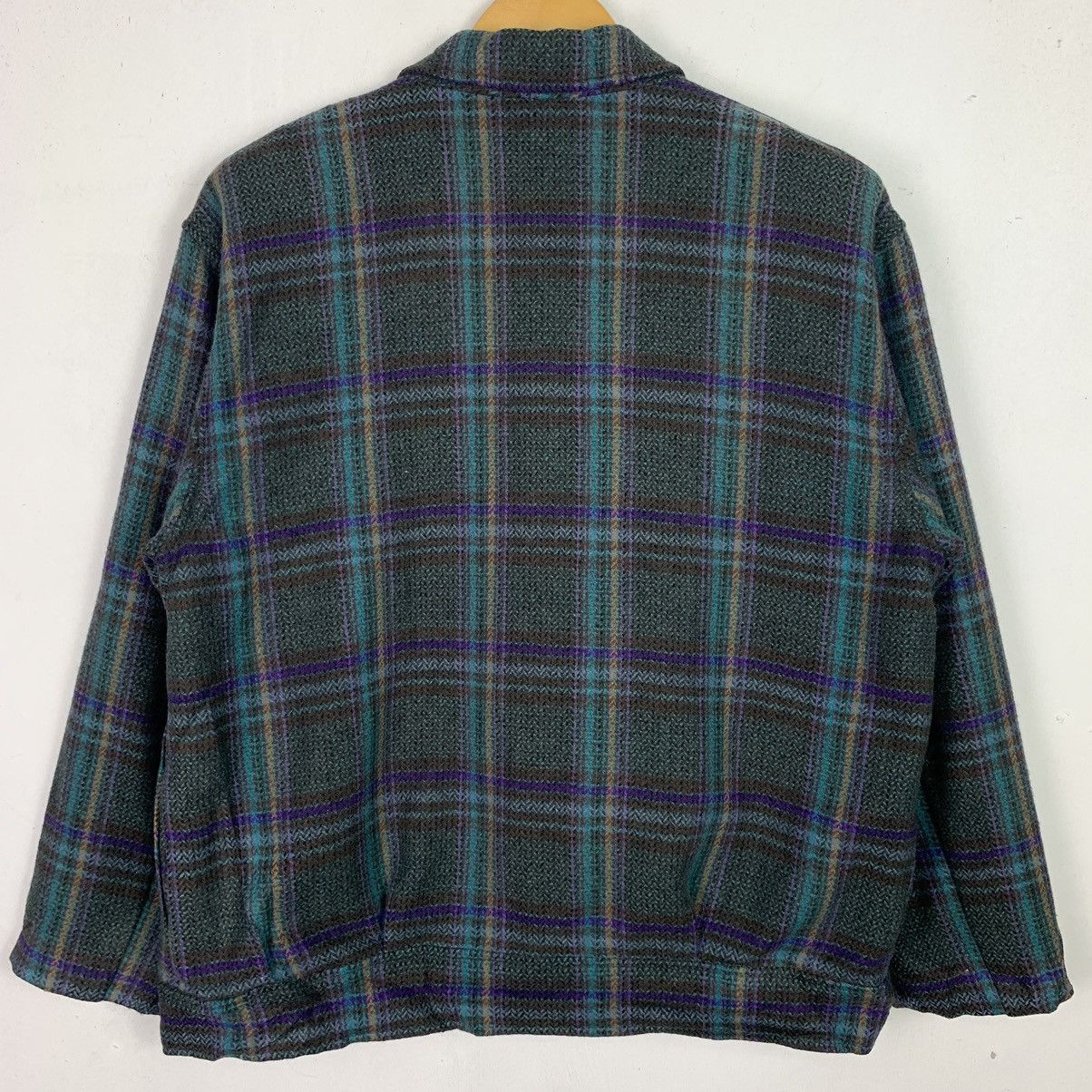 Japanese Brand × Vintage Vintage Allen Bien Plaid Jacket Size US L / EU 52-54 / 3 - 12 Thumbnail