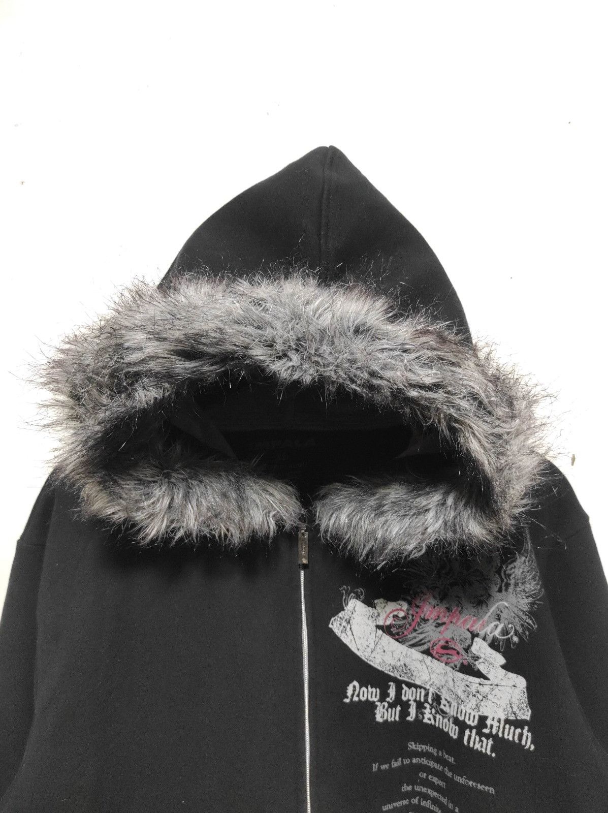Japanese Brand Impala poem zip fur hoodie ifsix LGB style Size US L / EU 52-54 / 3 - 4 Thumbnail