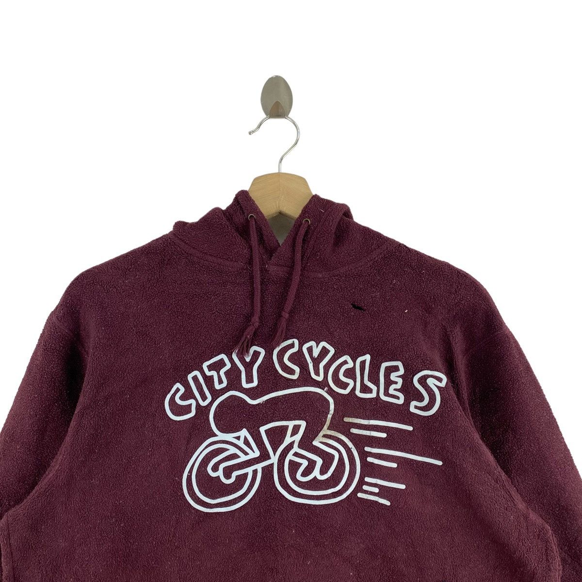 Keith Haring KEITH HARING City Cycle Pop Art Purple Fleece Sweatshirt Size US M / EU 48-50 / 2 - 2 Thumbnail