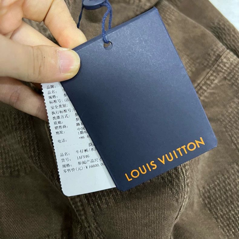 Louis Vuitton Louis Vuitton 24 FW brown wash effect straight leg pants 25 Size US 34 / EU 50 - 7 Thumbnail