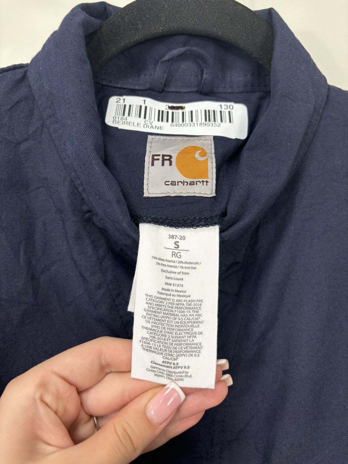 Carhartt Vintage Carhartt Flame Resistant Utility Boxy Cropped Jacket Size US S / EU 44-46 / 1 - 15 Thumbnail