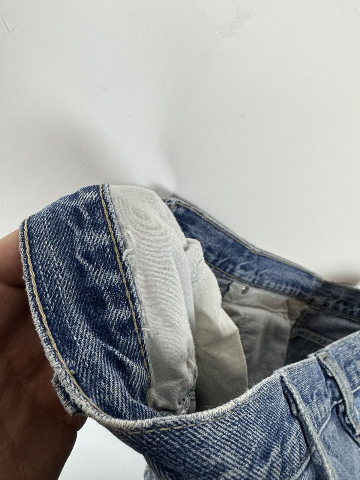 Dickies Vintage Dickies Double Knee Distresed Trashed Denim Jeans Size US 36 / EU 52 - 5 Thumbnail