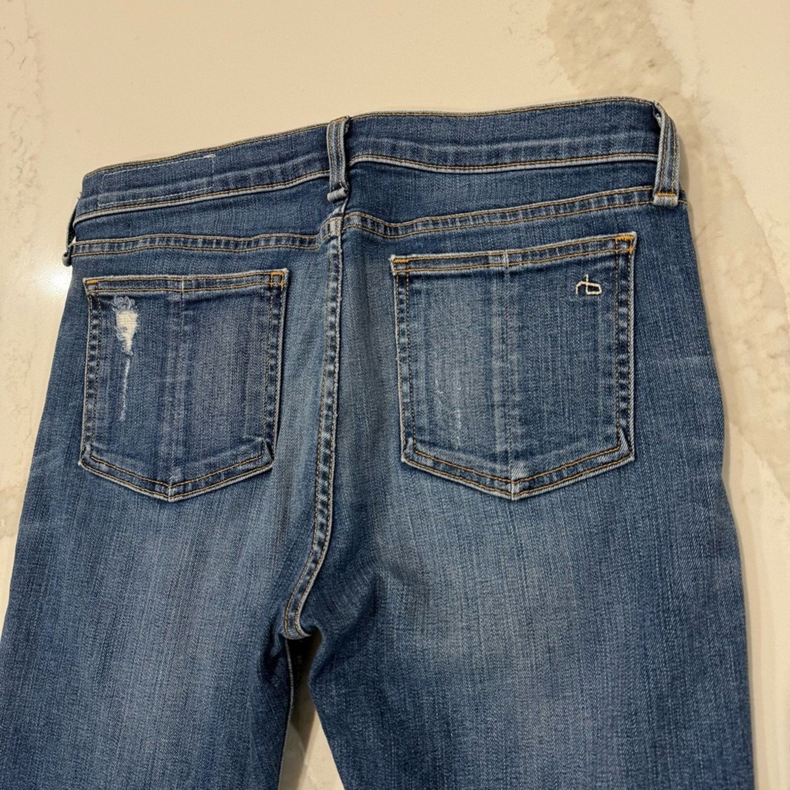 Rag & Bone Rag & Bone Harajuku Patchwork Skinny Denim Jeans Women’s 28 Size 28" / US 6 / IT 42 - 11 Thumbnail