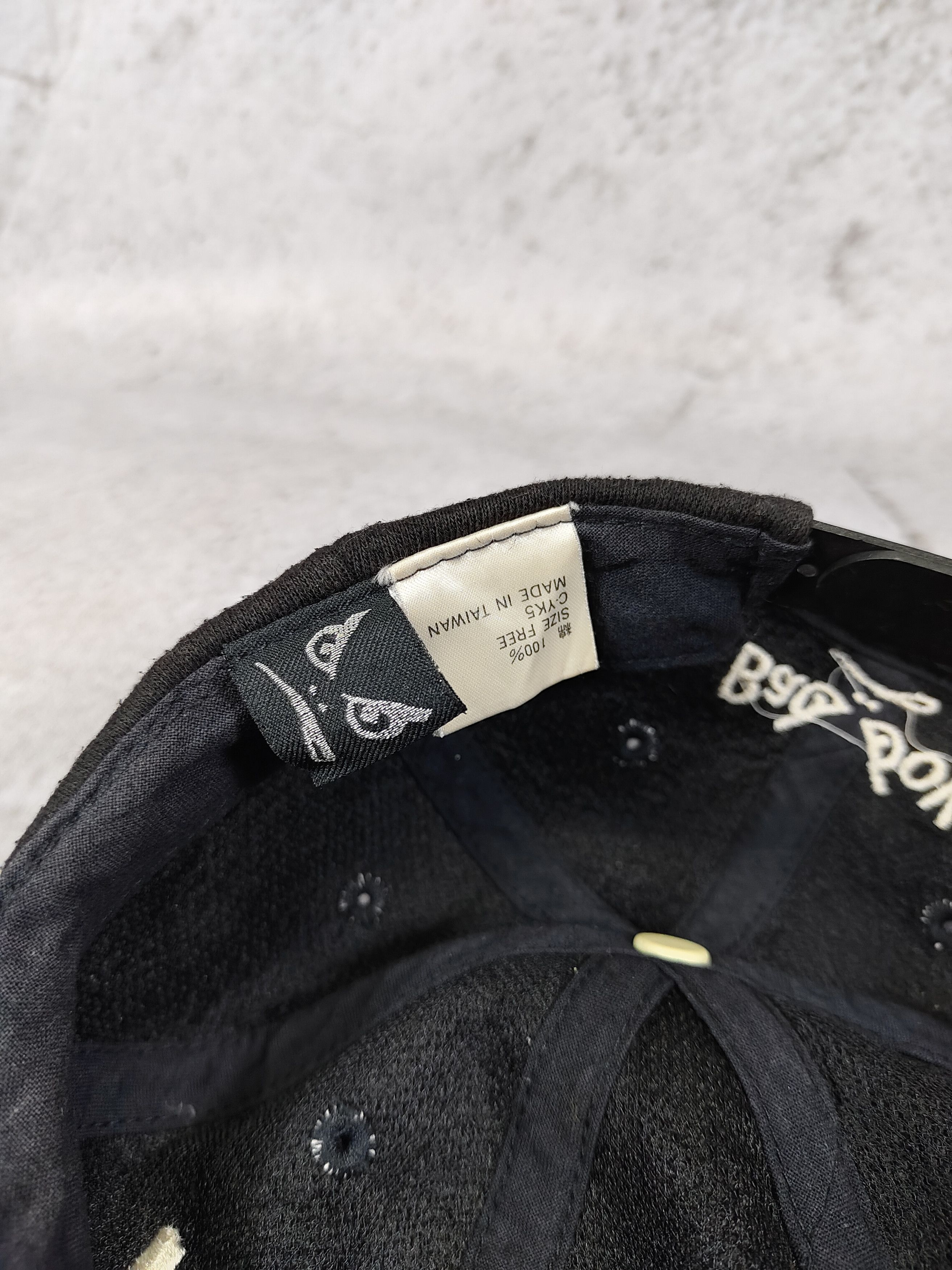 Vintage 90s Bad Boy-Y2K Streetwear Angry Eyes Embroidered Logo Cap Size ONE SIZE - 7 Thumbnail