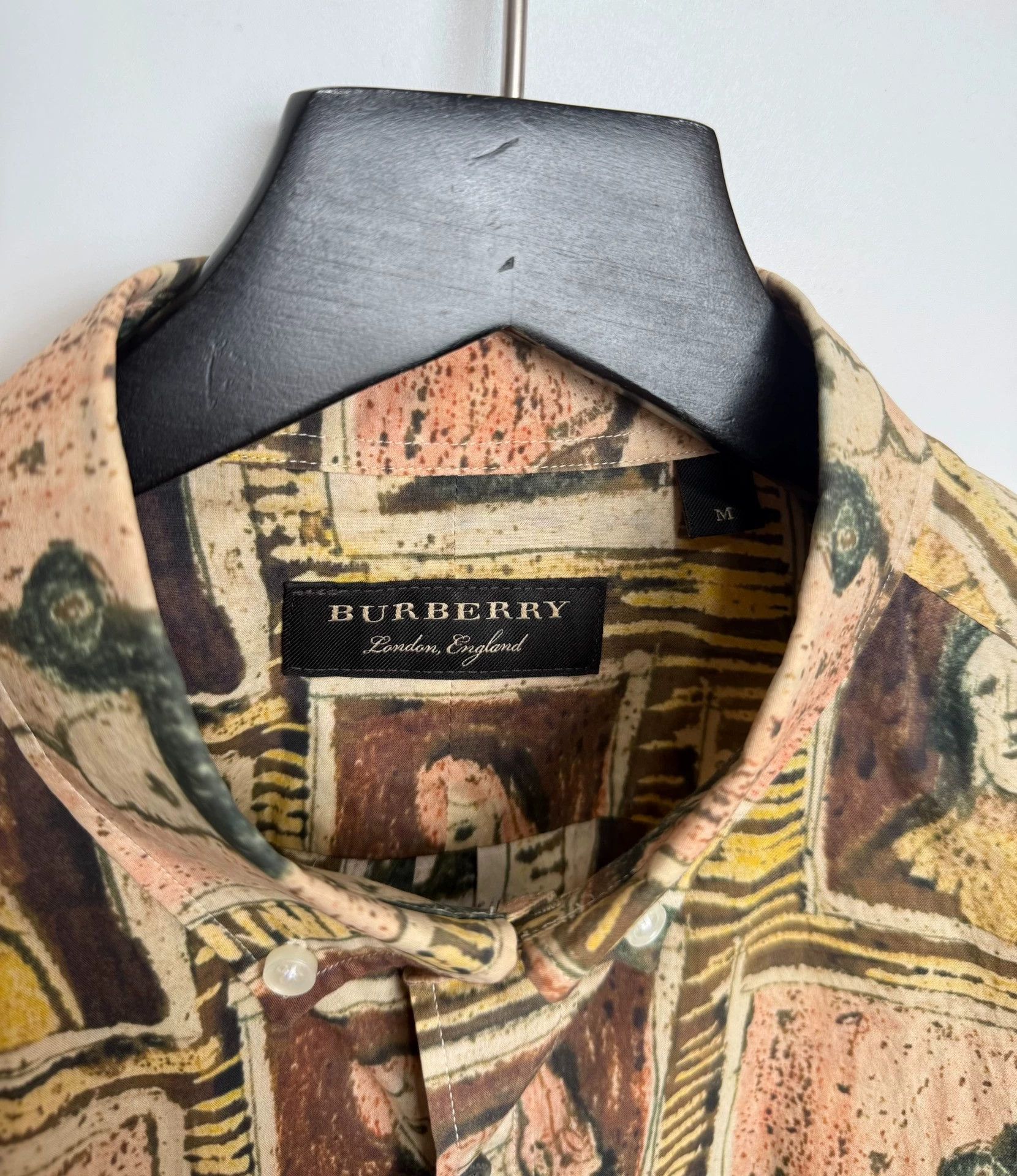 Burberry Burberry Portrait Print Long Sleeve Shirt M 95% New Size US M / EU 48-50 / 2 - 5 Thumbnail