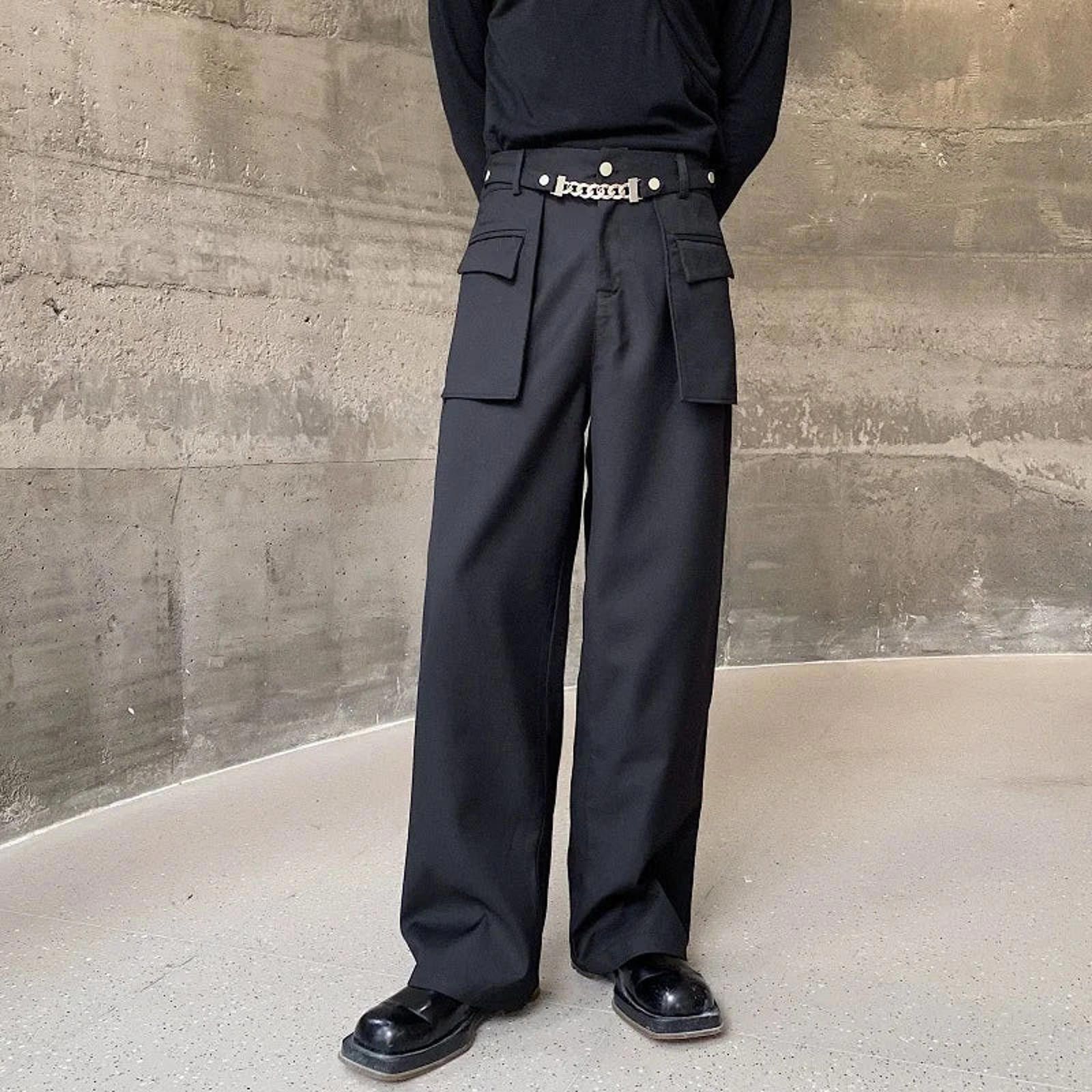 Vintage Chain Detail Smart Pants Size US 32 / EU 48 - 4 Thumbnail