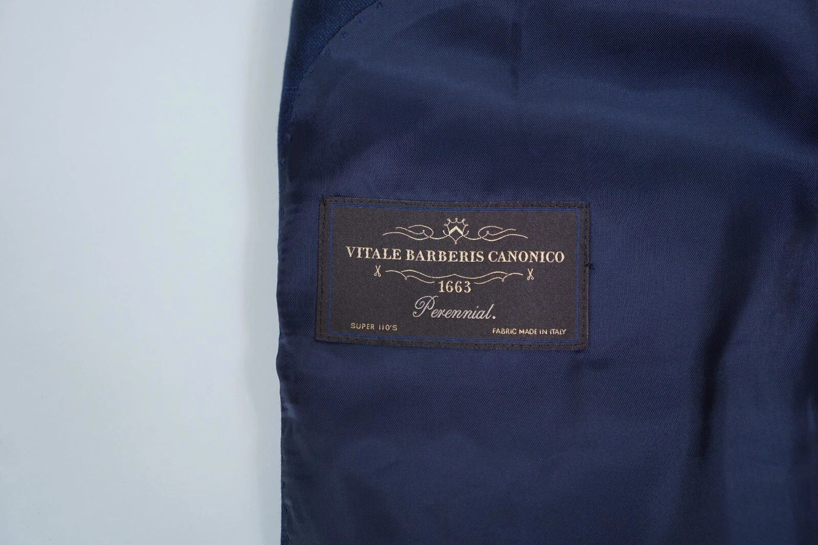 Suitsupply Men Suitsupply Blazer Washington Peak Wool S110 Blue UK/US40 Size 40R - 5 Thumbnail