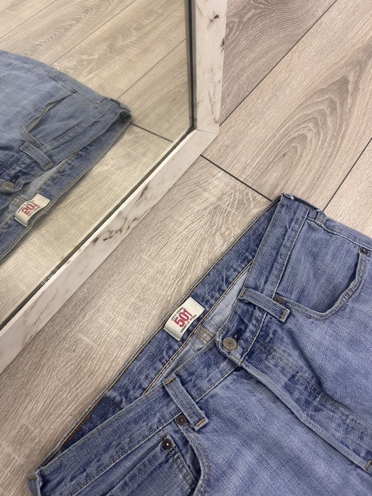 Levi's Levis 501 Baggy Wide Jeans Size US 32 / EU 48 - 8 Thumbnail