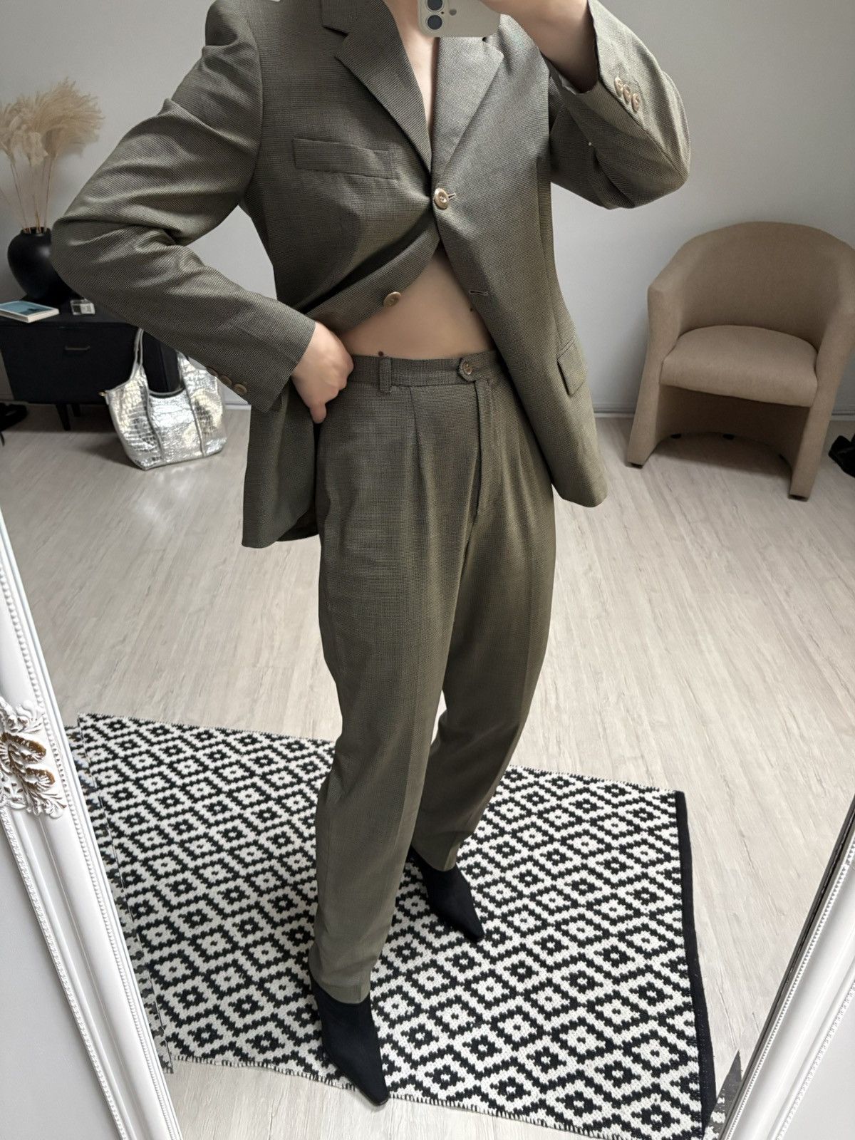 Max Mara Max Mara Suit Set Blazer And Pants Virgin Wool Size IT 42 Size M / US 6-8 / IT 42-44 - 6 Thumbnail