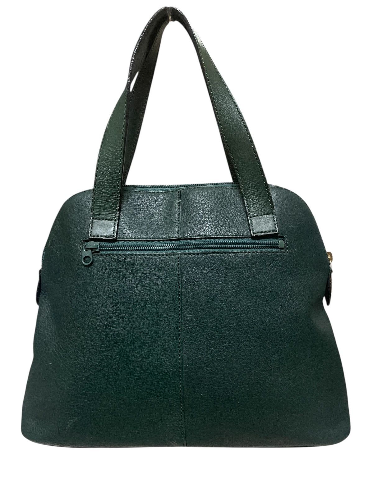 Burberry Vintage Burberrys Nova Check Green Leather Bag Size ONE SIZE - 2 Thumbnail